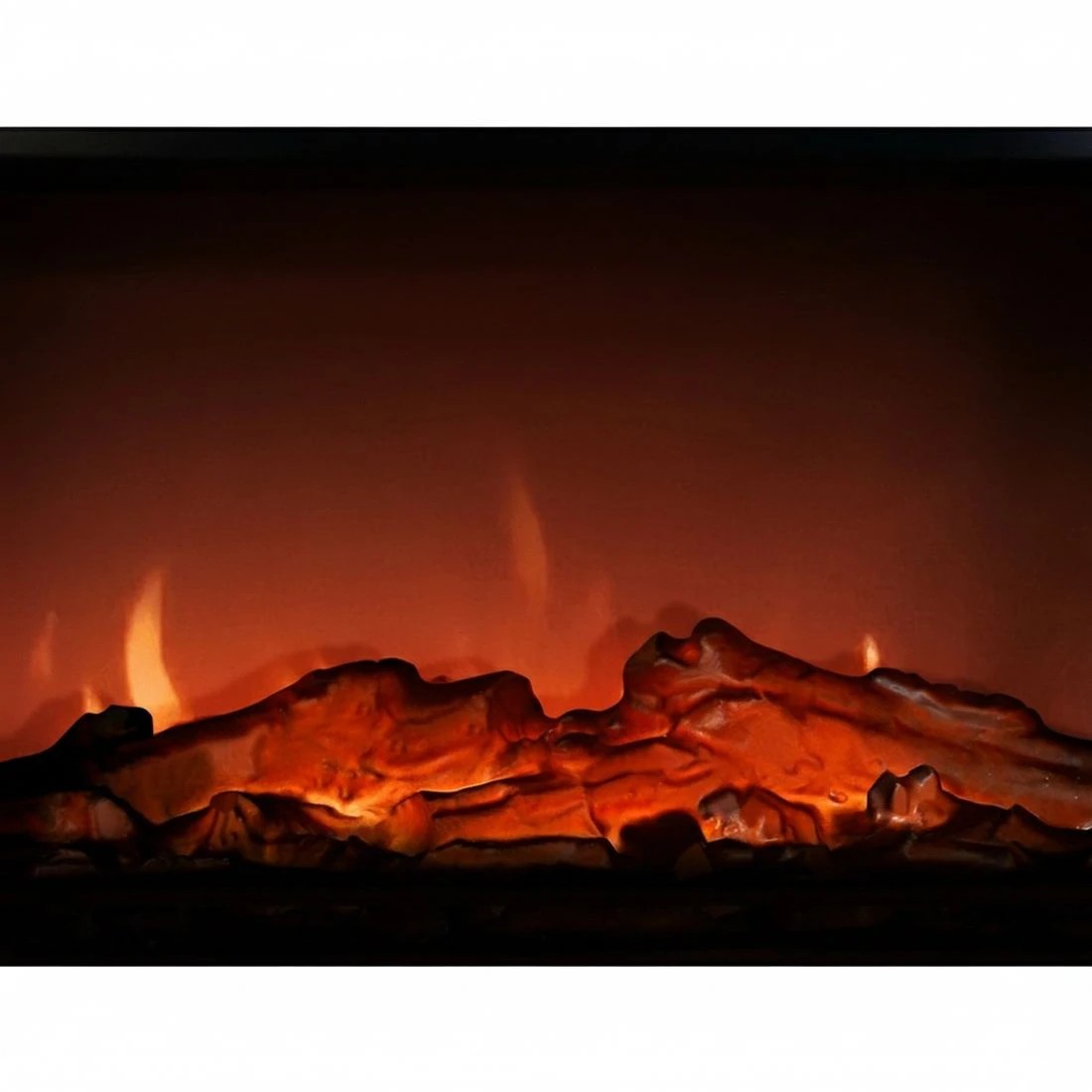 6 Devanti Electric Fireplace Fire Heaters 2000W - Black, 6 of 7