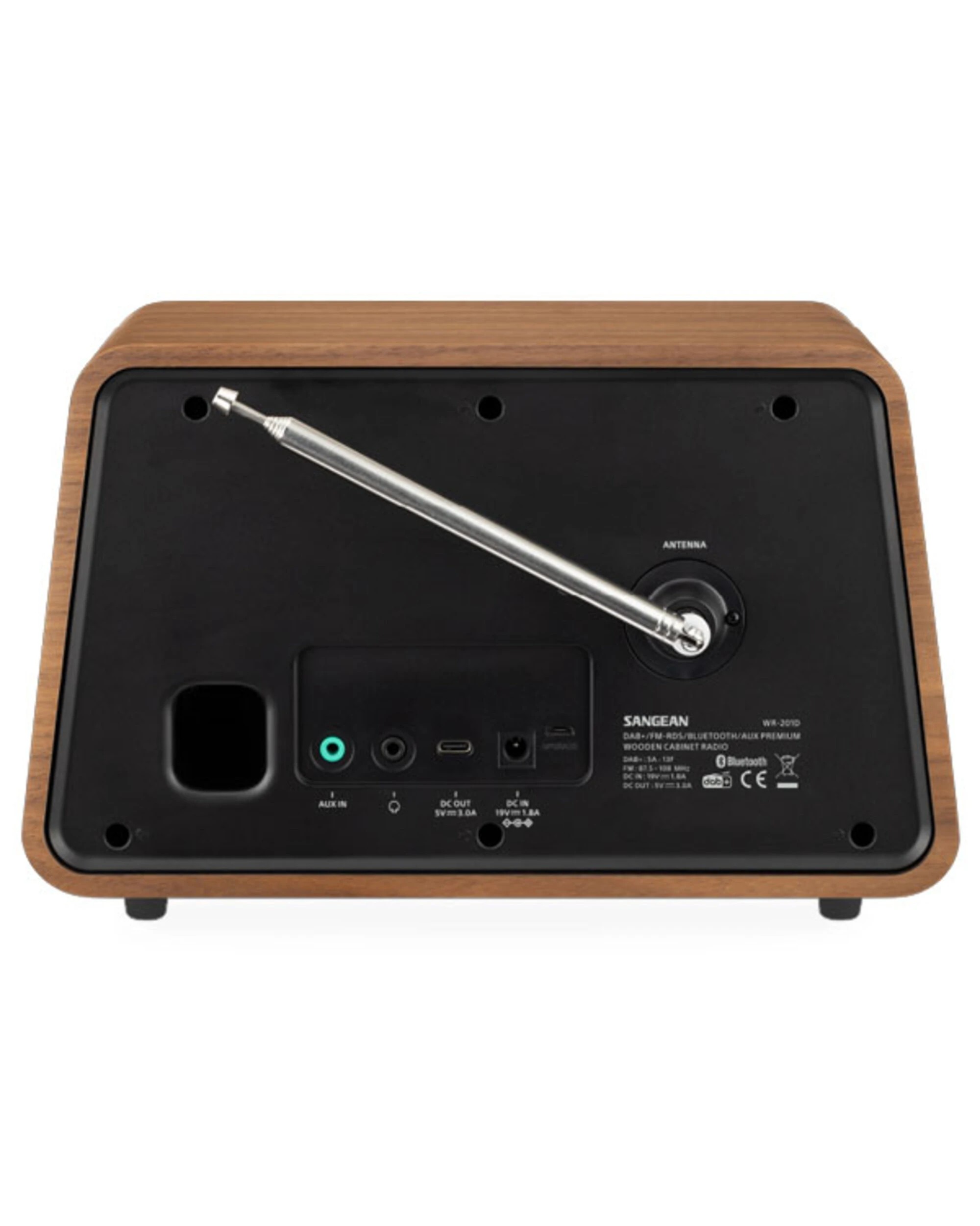 5 Sangean WR-201D DAB/FM Radio - Vintage Walnut, 5 of 5