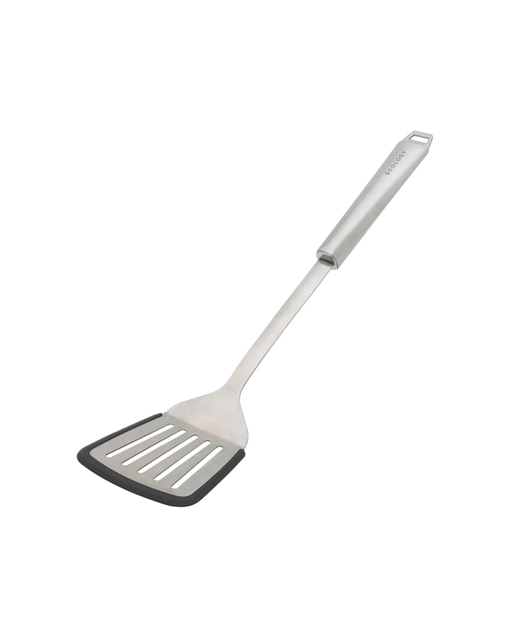 2 Ecology 2PK Ecology Provisions Silicone Edge Slotted Turner Kitchen Utensil 9.5x37.5cm - Silver, 2 of 2