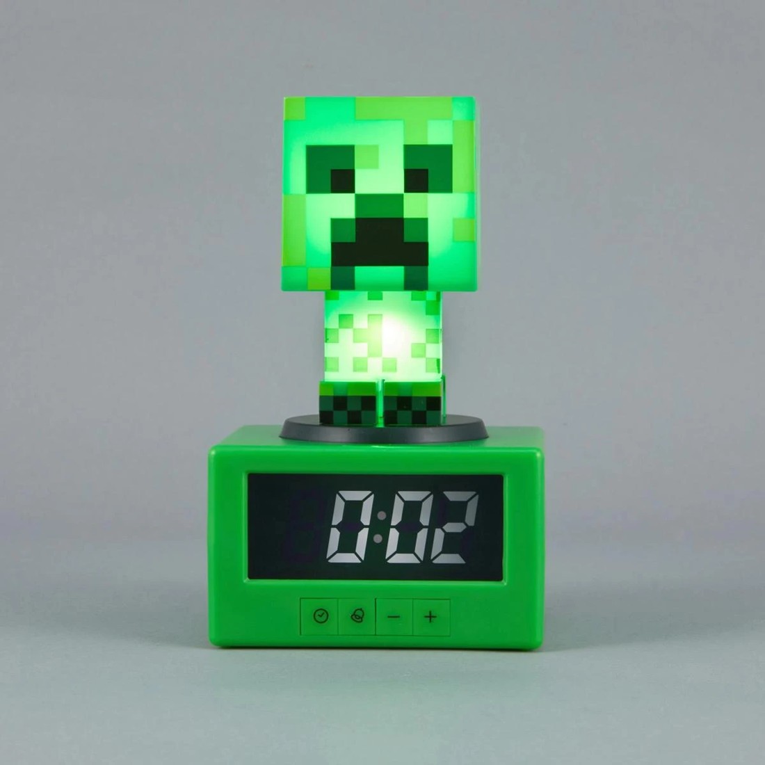 1 Minecraft Creeper Icon Alarm Clock, 1 of 8