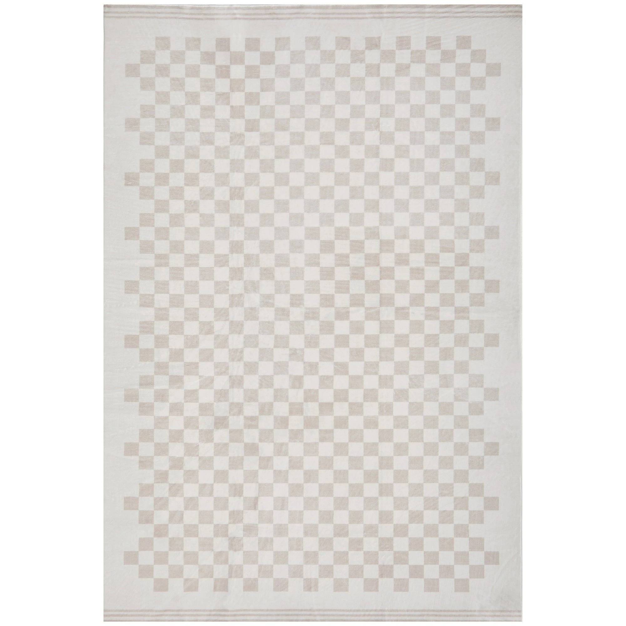 1 Common Ground Rugs Vitality Toshi 220x150cm - Medium Washable Pet Friendly Rug - Beige, 1 of 10
