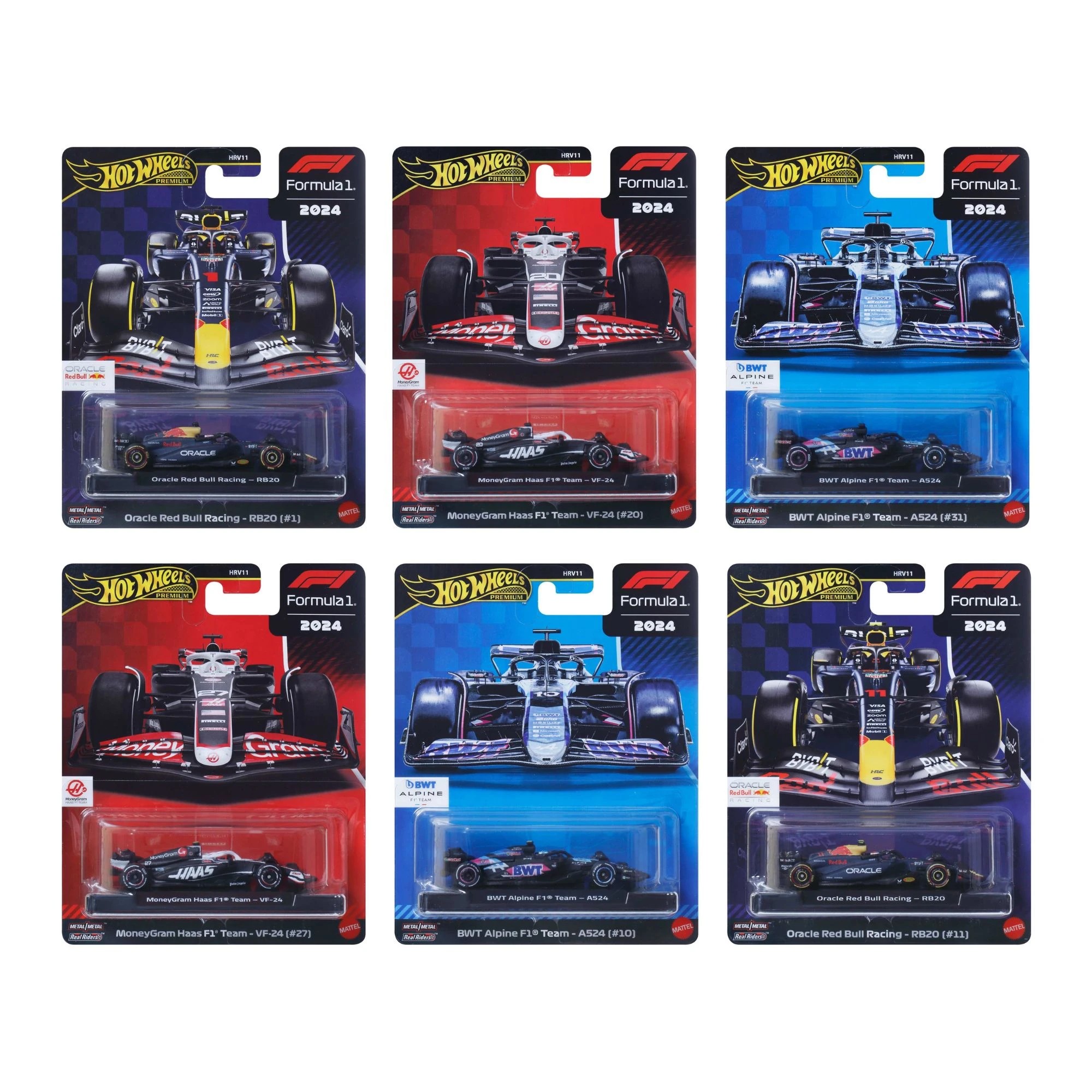 1 Hot Wheels Premium 2024 Die-Cast Formula 1 Race Car - Assorted, 1 of 7