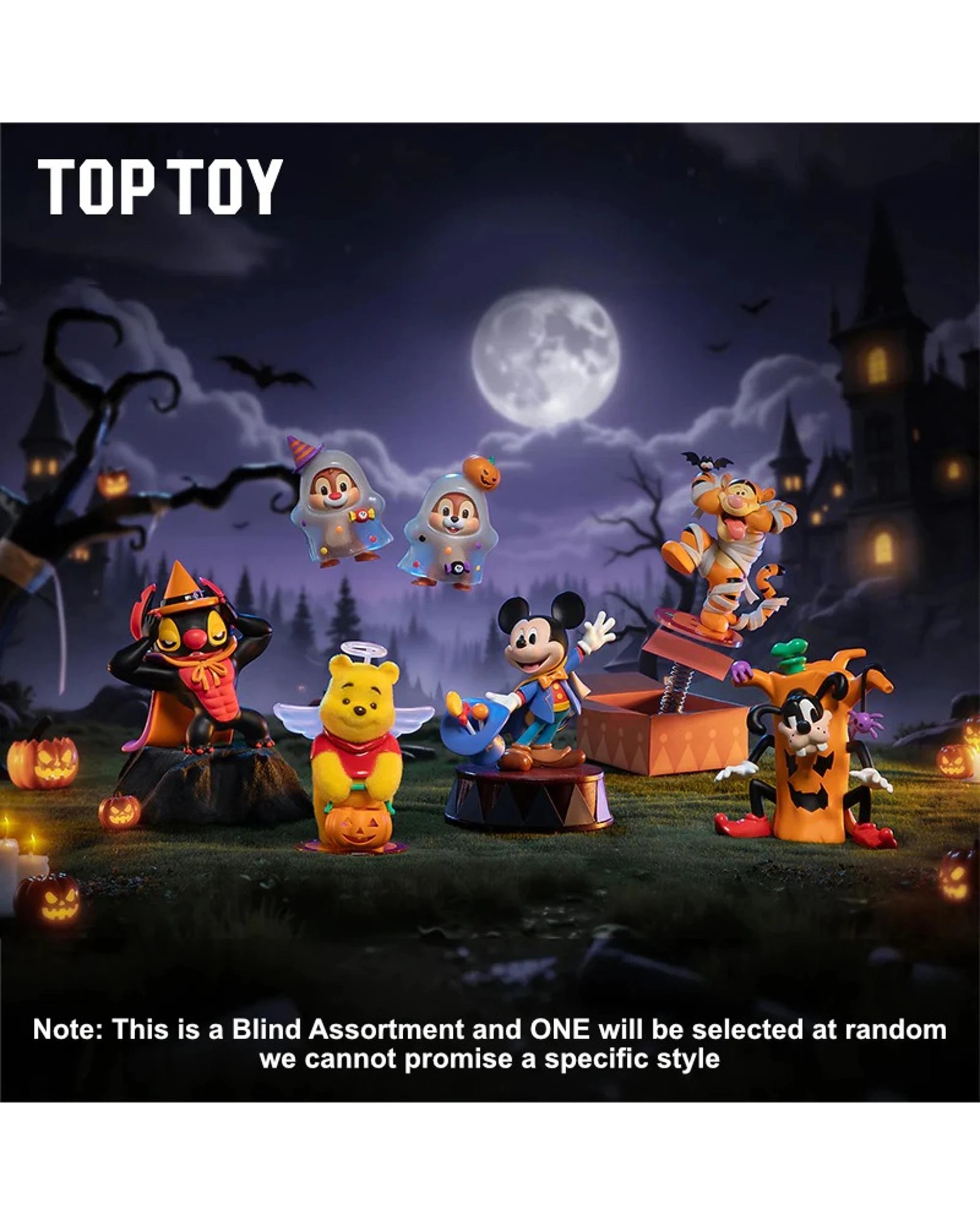 3 Disney Halloween Fantasy Night Series Figure Blind Box, 3 of 10