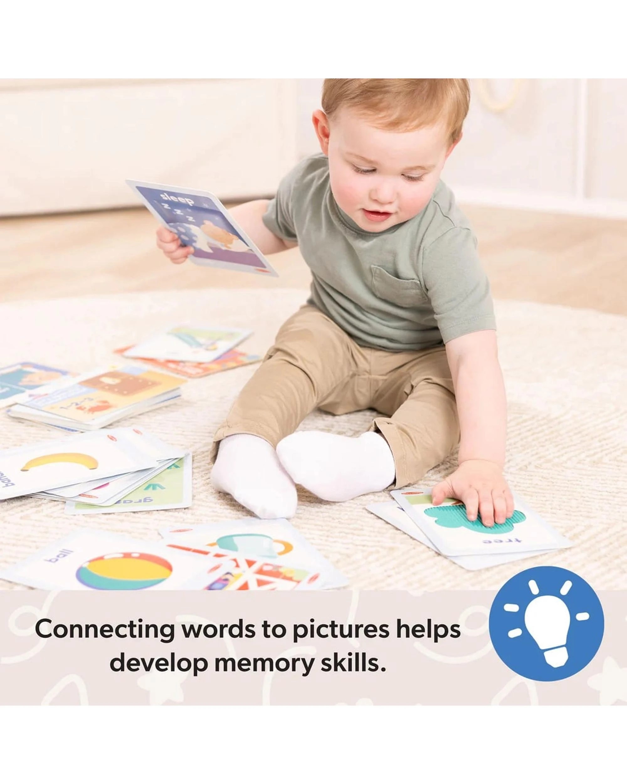 5 Melissa and Doug Ms Rachel First Words Sensory Flash Cards, 5 of 9