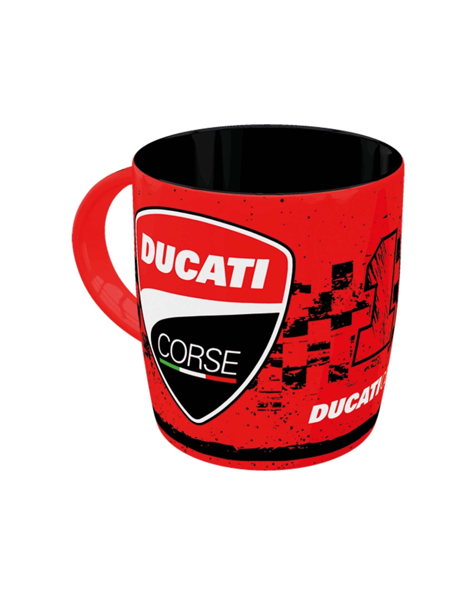2 Nostalgic-Art 4PK Ceramic Mug 330ml Retro Design - Ducati Corse Logo Racing - Red, 2 of 6