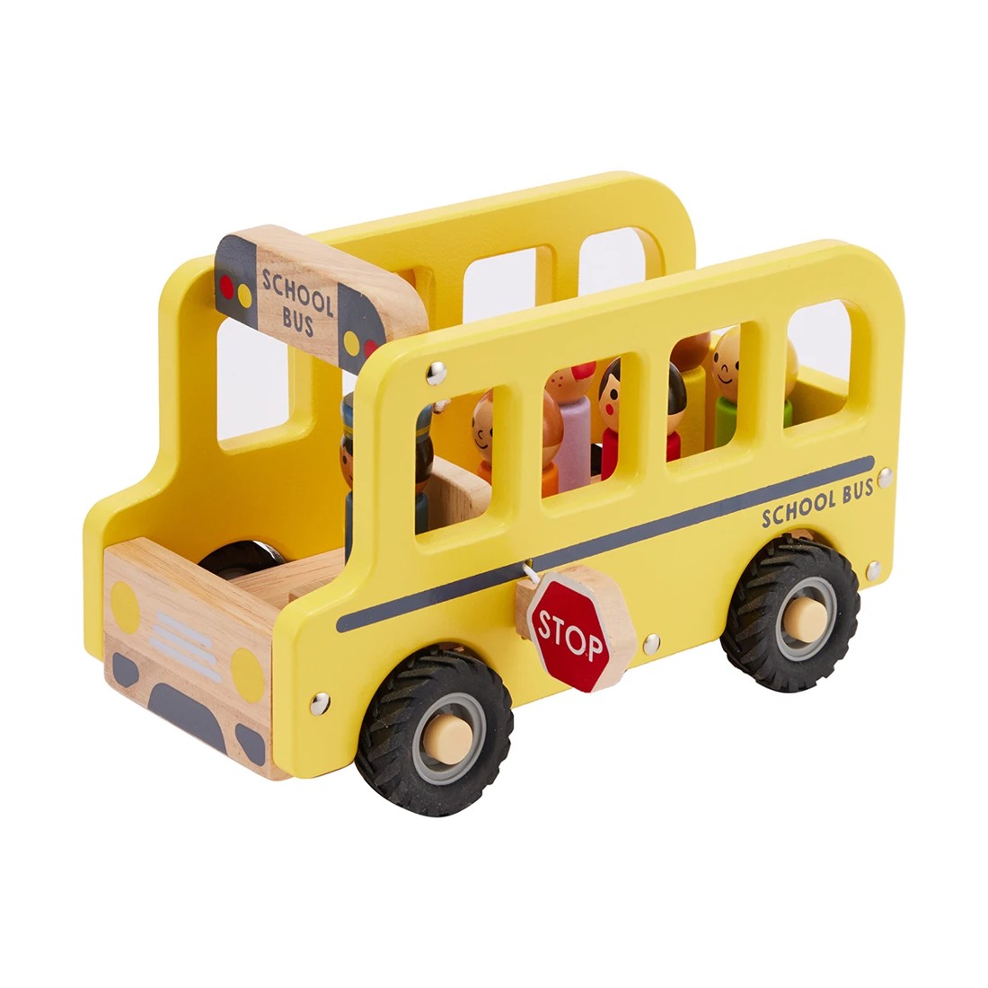 1 Wooden School Bus, 1 of 10