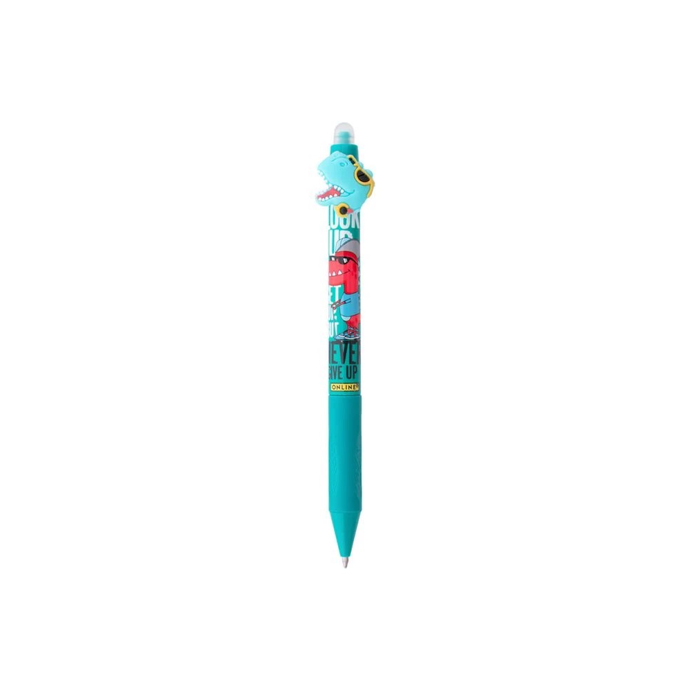 1 ONLINE magiXX Fun Erasable Gel Pen Dino Turquoise, 1 of 3
