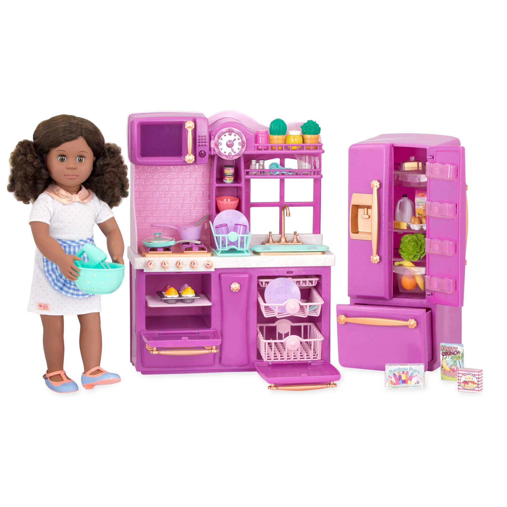 1 Our Generation Gourmet Kitchen Set - Purple, 1 of 4