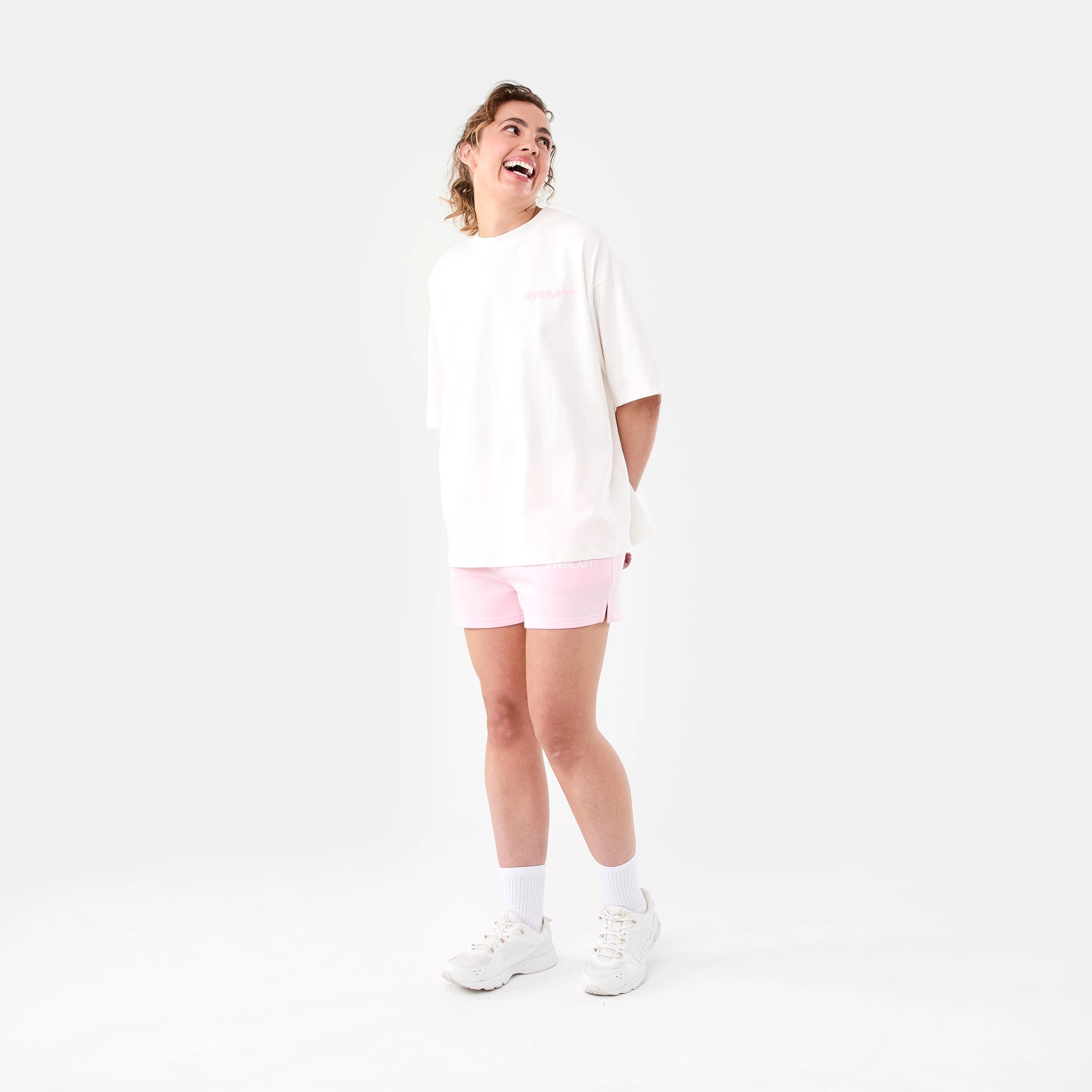 3 Everlast Womens Street Sweat Shorts FAIRY FLOSS, 3 of 8