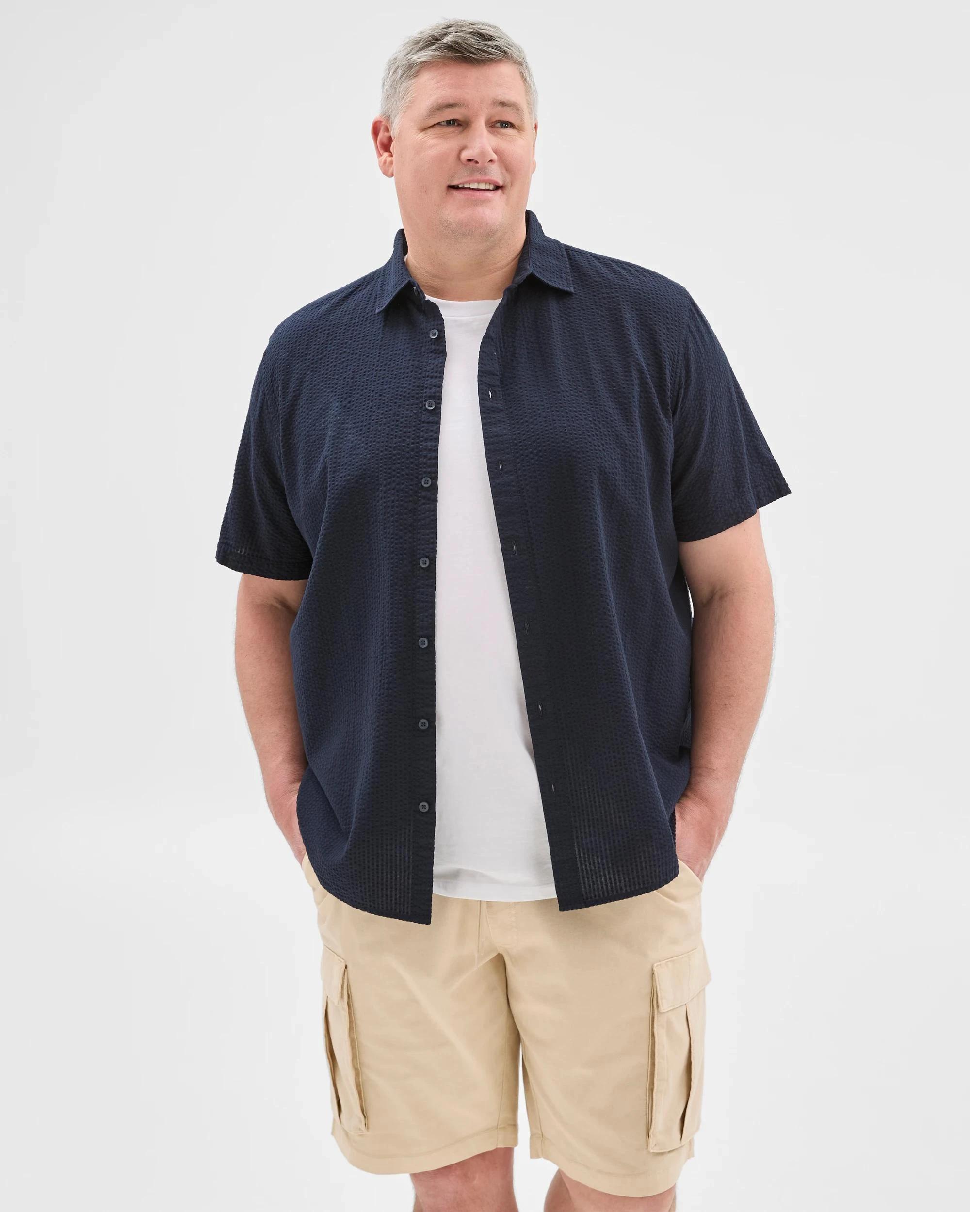 2 Target Man Plus Plus Size Australian Cotton Rich Cargo Shorts STONE, 2 of 6