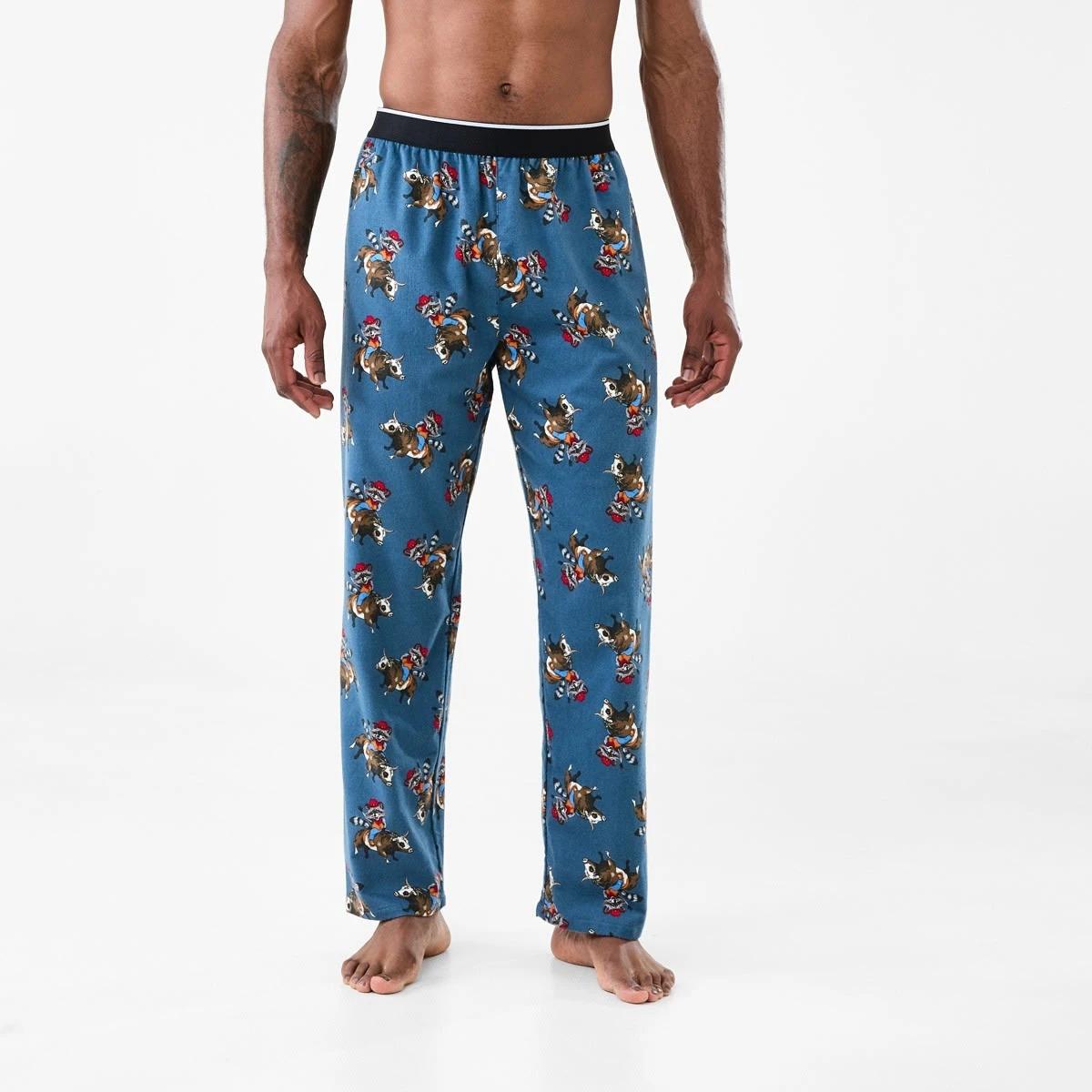 1 Printed Flannel Pants Yee Har, 1 of 5
