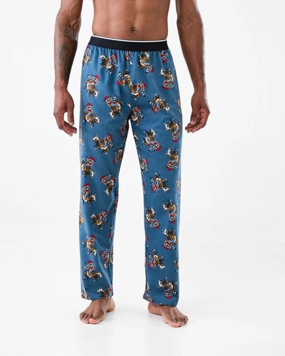 Printed Flannel Pants