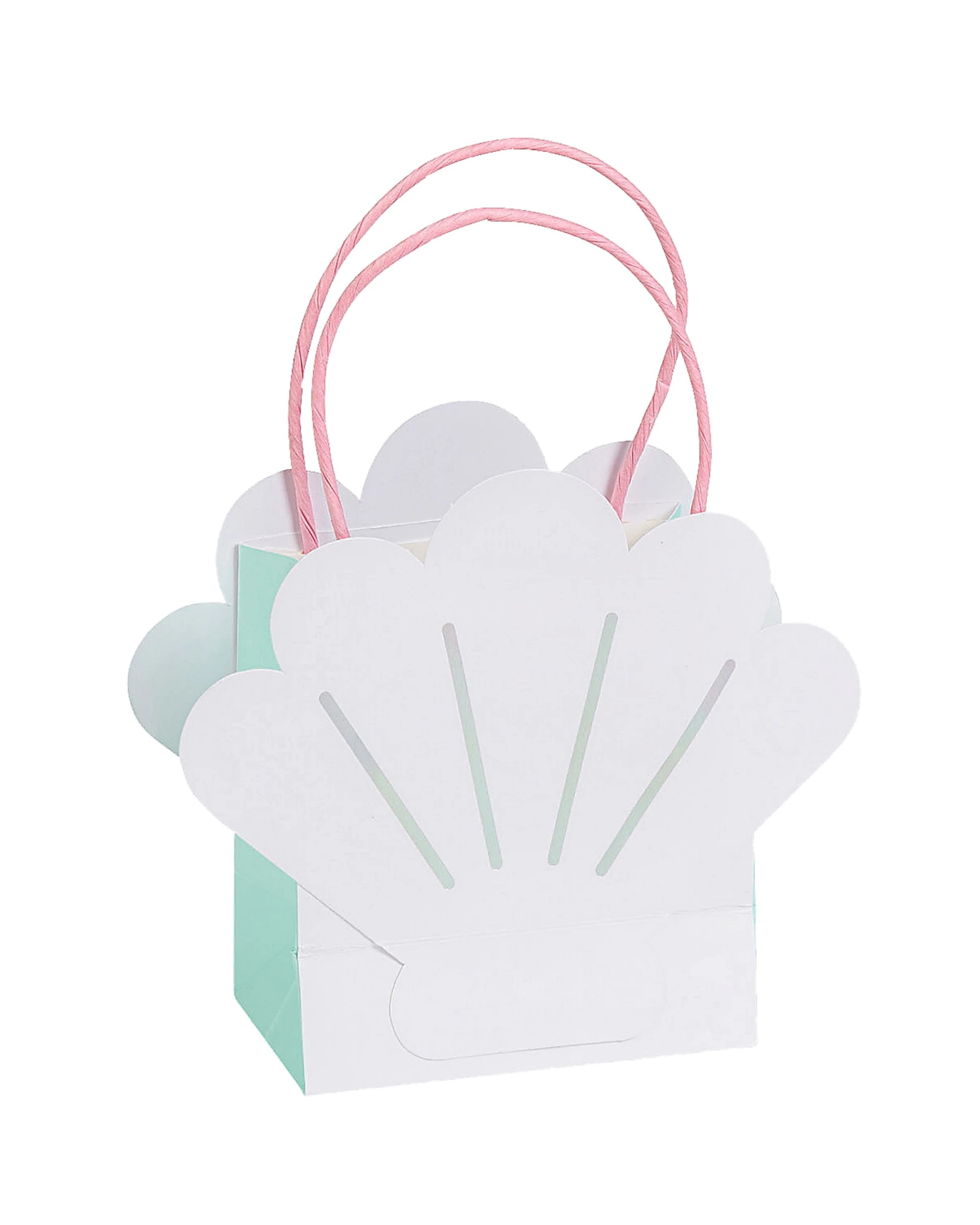 1 Partyrama Medium Shell Paper Gift Bags Pack of 12, 1 of 2