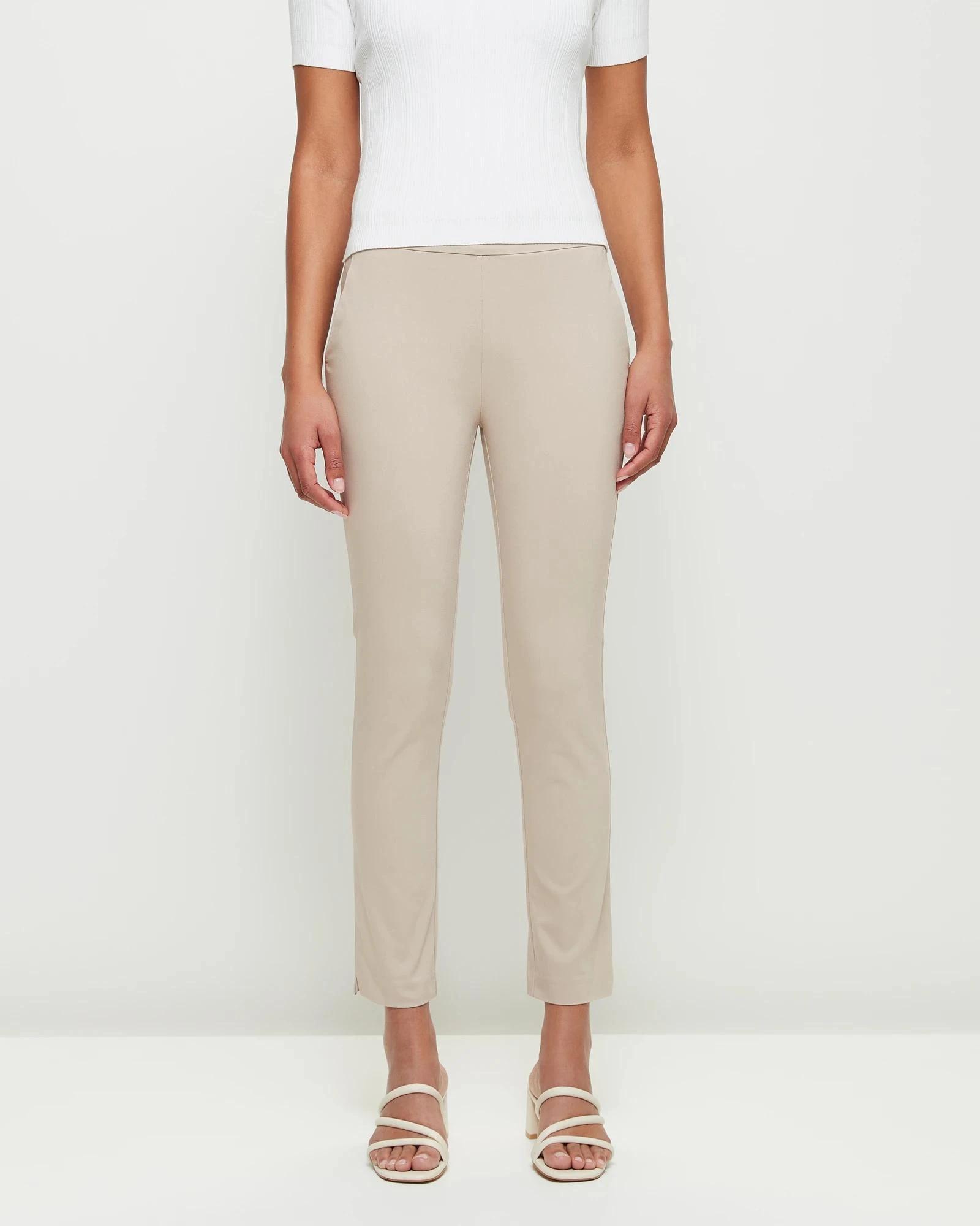 1 Preview Carrie Ankle Length Bengaline Cigar Pants HONEY, 1 of 6