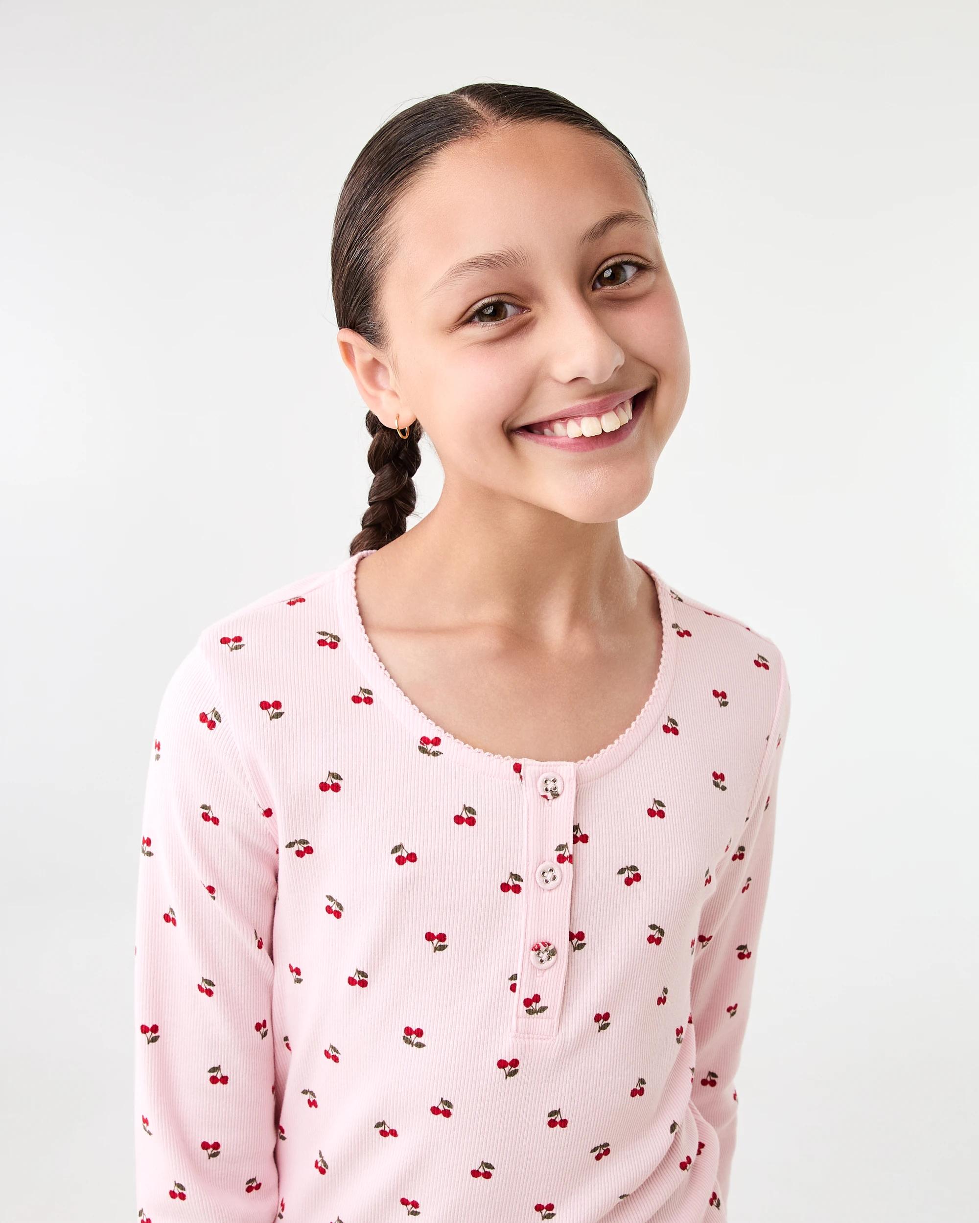 3 Ribbed Long Sleeve Set Pnk Chry, 3 of 7