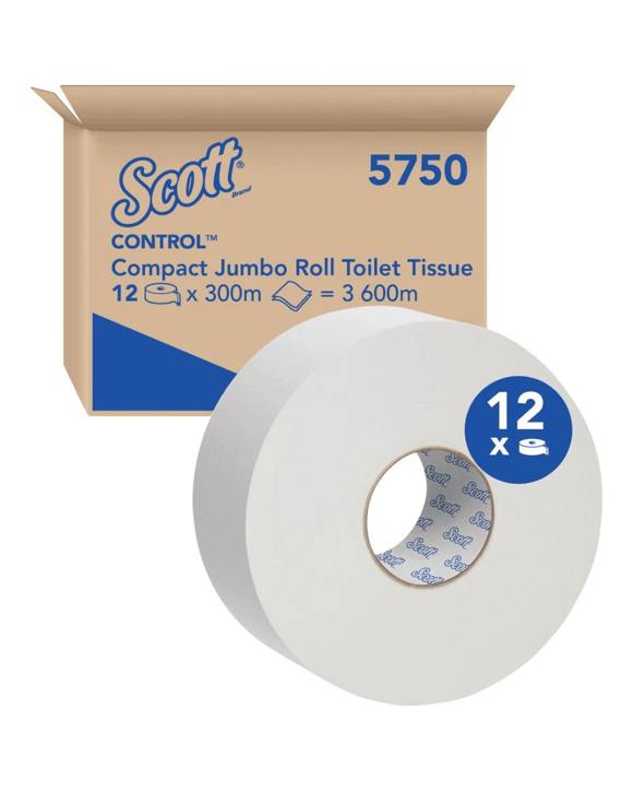 Scott Control Jumbo Toilet Tissue Roll 12 Pack