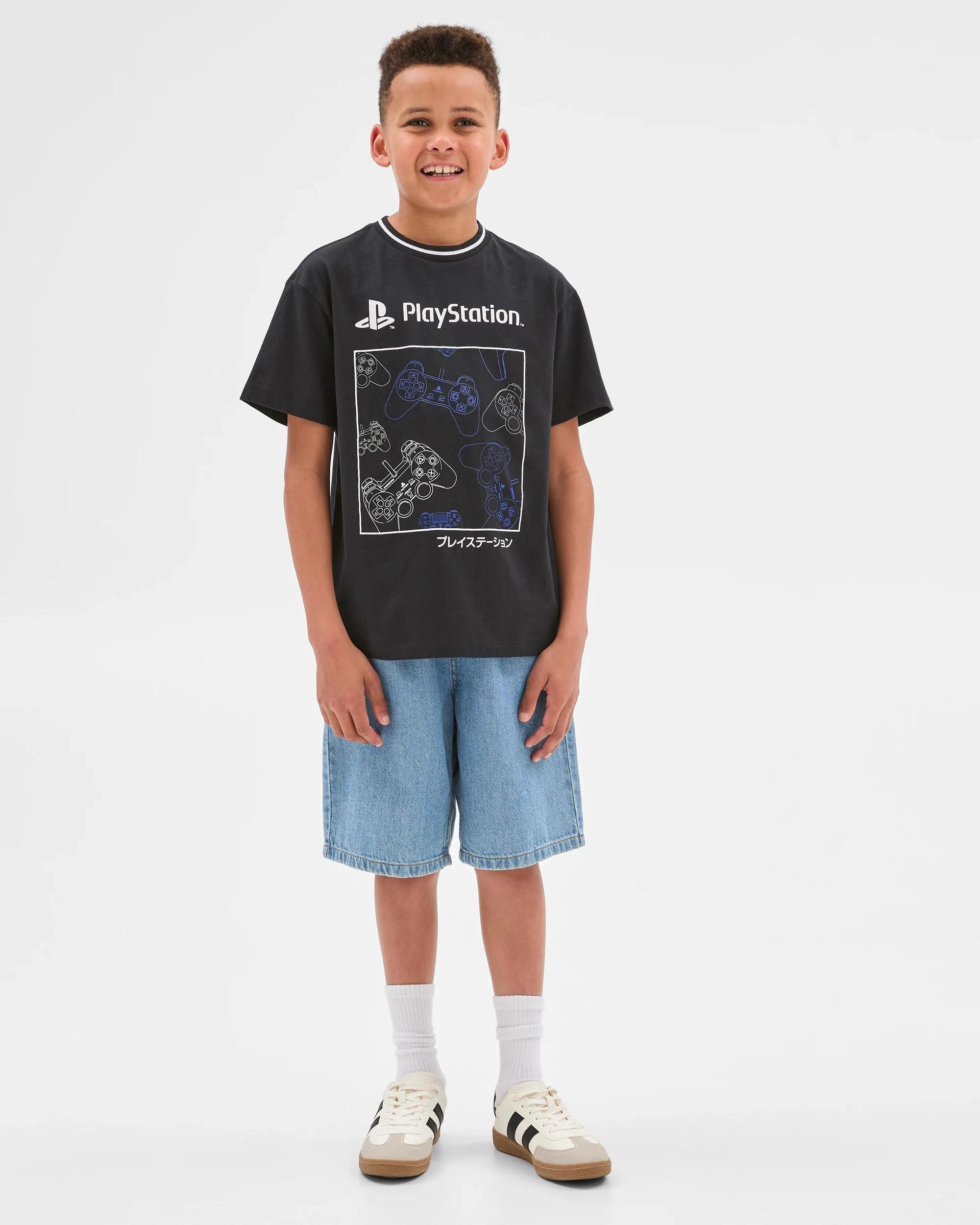 3 Playstation PlayStation Australian Cotton T-Shirt BLACK, 3 of 6