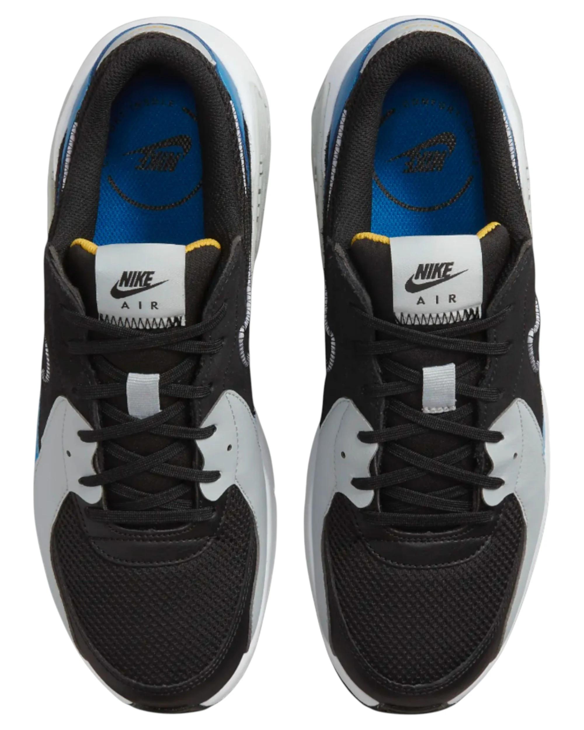 2 Nike Mens Air Max Excee Black/ Photo Blue/ White Shoes BLACK/ PHOTO BLUE/ WHITE, 2 of 8