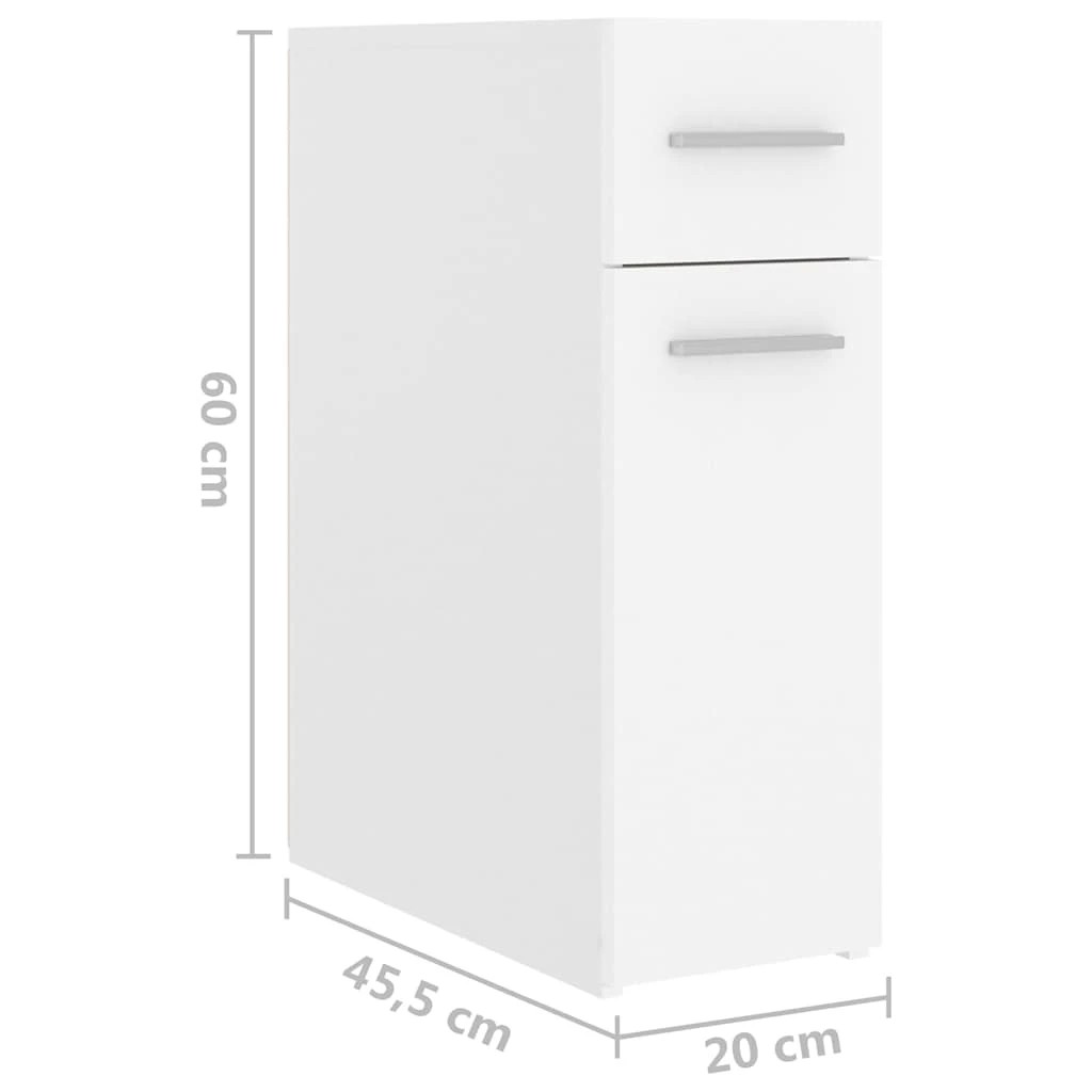 8 vidaXL Apothecary cabinet Ample Storage - White, 8 of 10