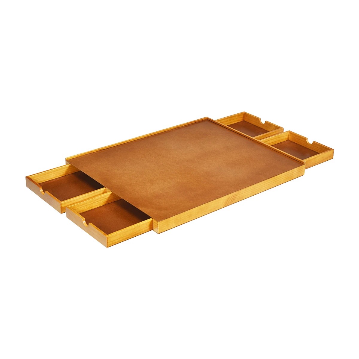 1 Costway Wooden Puzzle Table Jigsaw Puzzle Storage Board Puzzle Tray 4-Drawer 1500 Pieces, 1 of 2