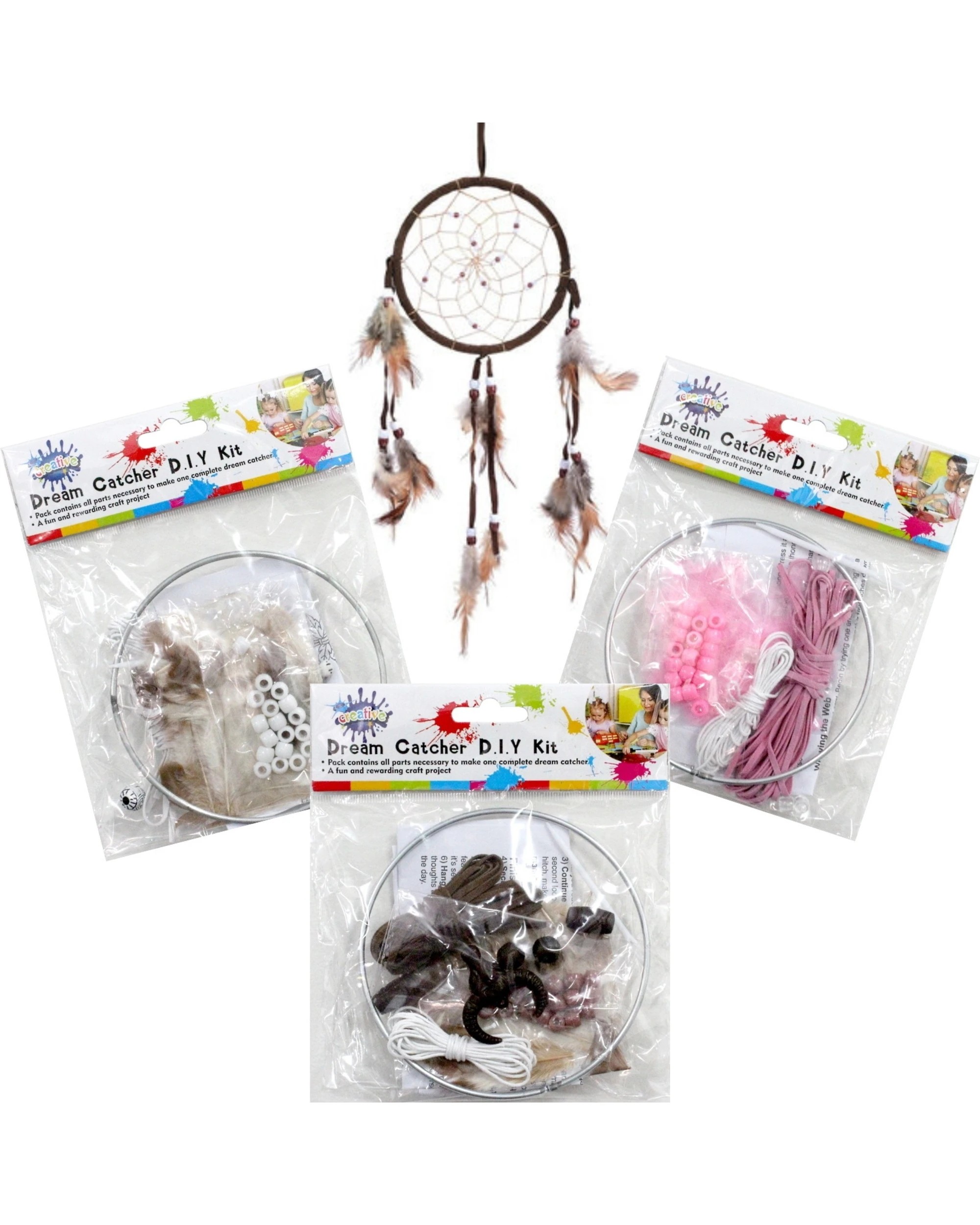 1 Creative Dream Catcher DIY Craft Kit, 1 of 2
