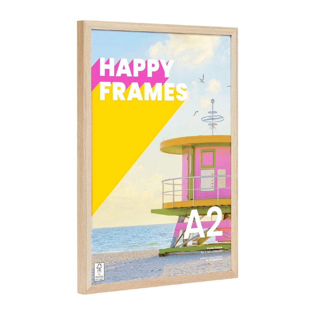 2 A2 Poster Frame Oak, 2 of 4