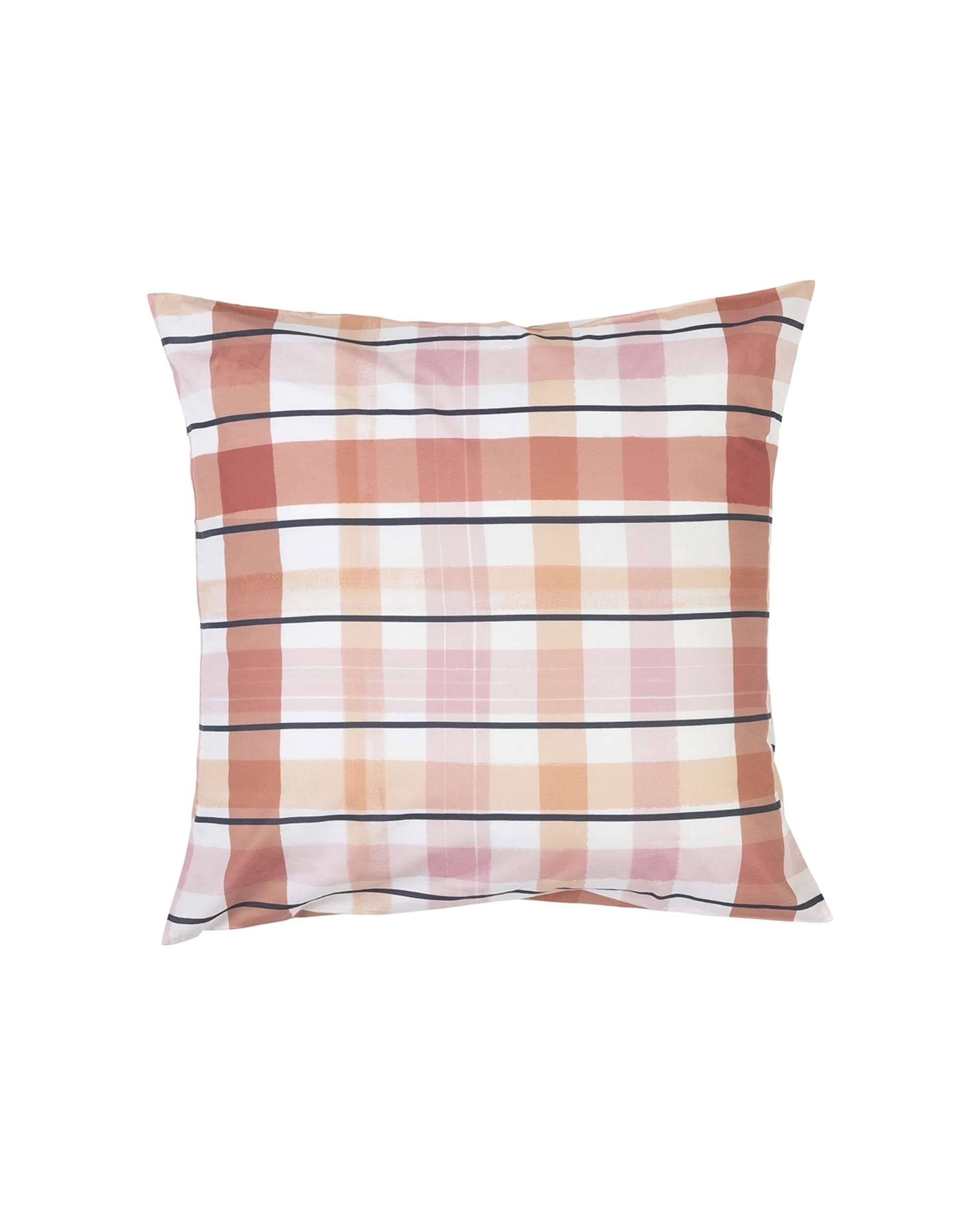 1 Ecology Isla Euro Pillowcase Size 65 x 65cm Bedding Clay - Multi, 1 of 3