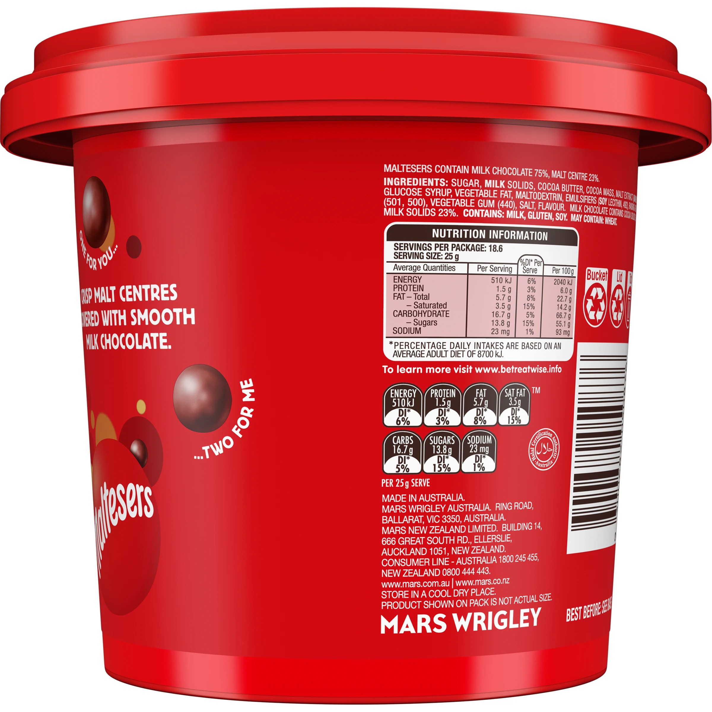 2 Maltesers Party Bucket 465g, 2 of 7