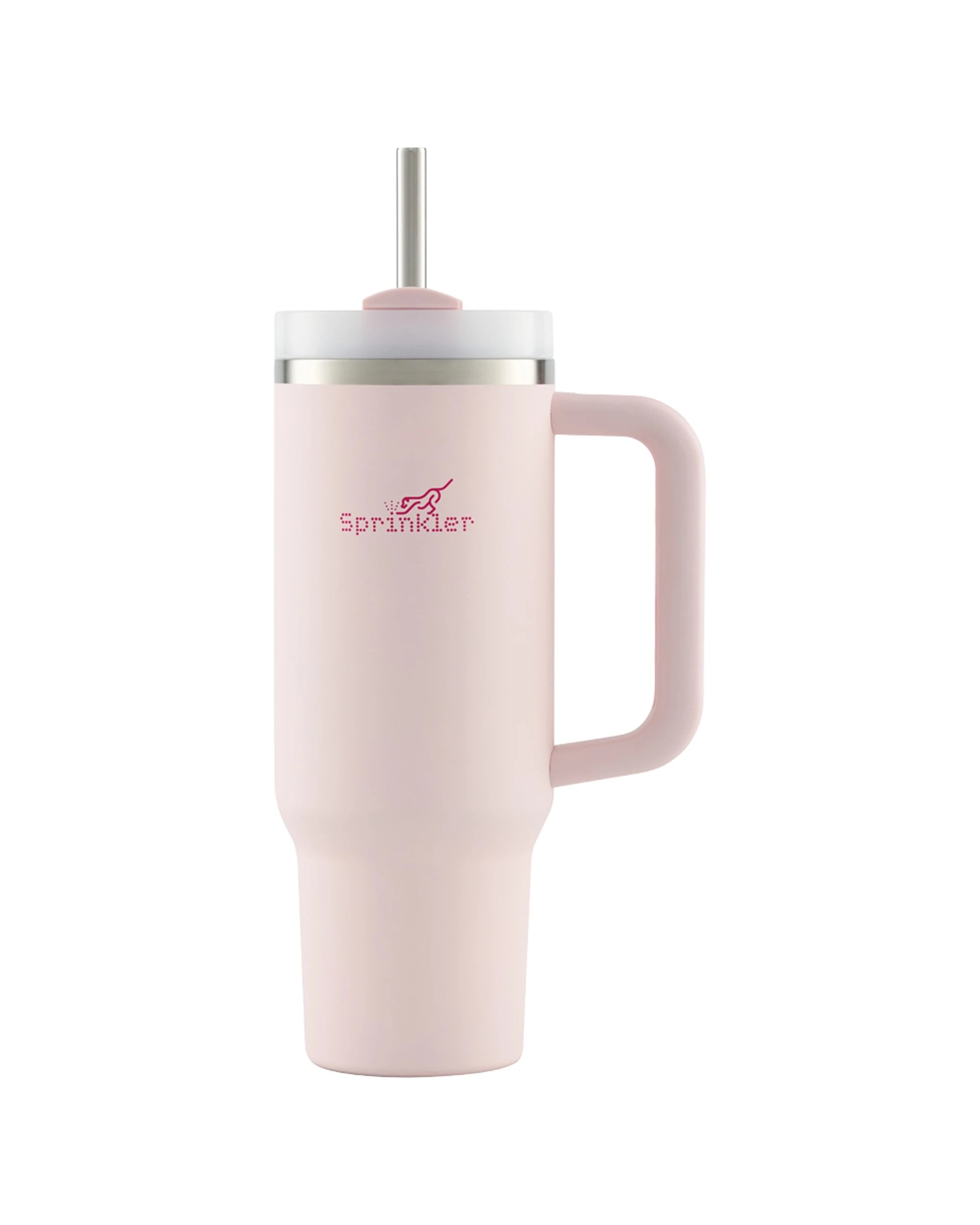 1 Sprinkler Sunny Insulated Tumbler With Straw Lid 1L Vacuum Insulated Leakproof - Pink, 1 of 1