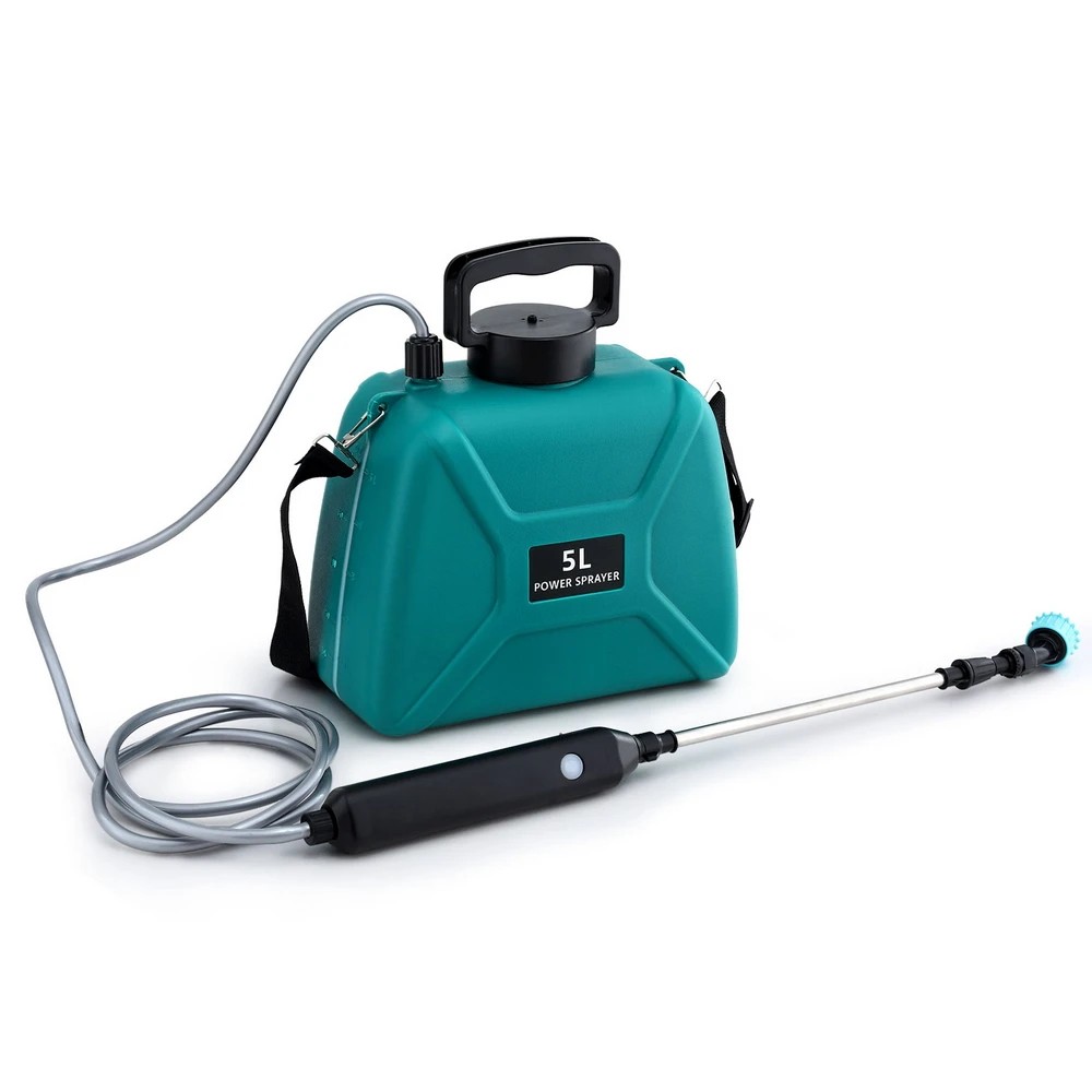 1 Giantz Weed Sprayer Garden Sprayer USB Charging Electric Shoulder Sprayer 5L - Green, 1 of 7