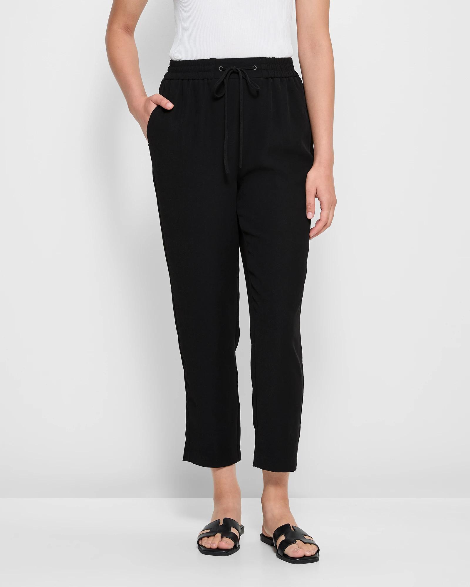 2 Classic Tapered Drawcord Pants - Preview BLACK, 2 of 5