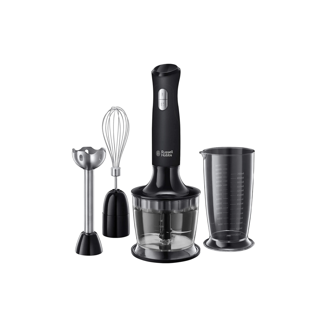 1 Russell Hobbs Rhsm5blk Desire 3-in-1 Hand Blender 500w Mixer/whisk Matte - Black, 1 of 9