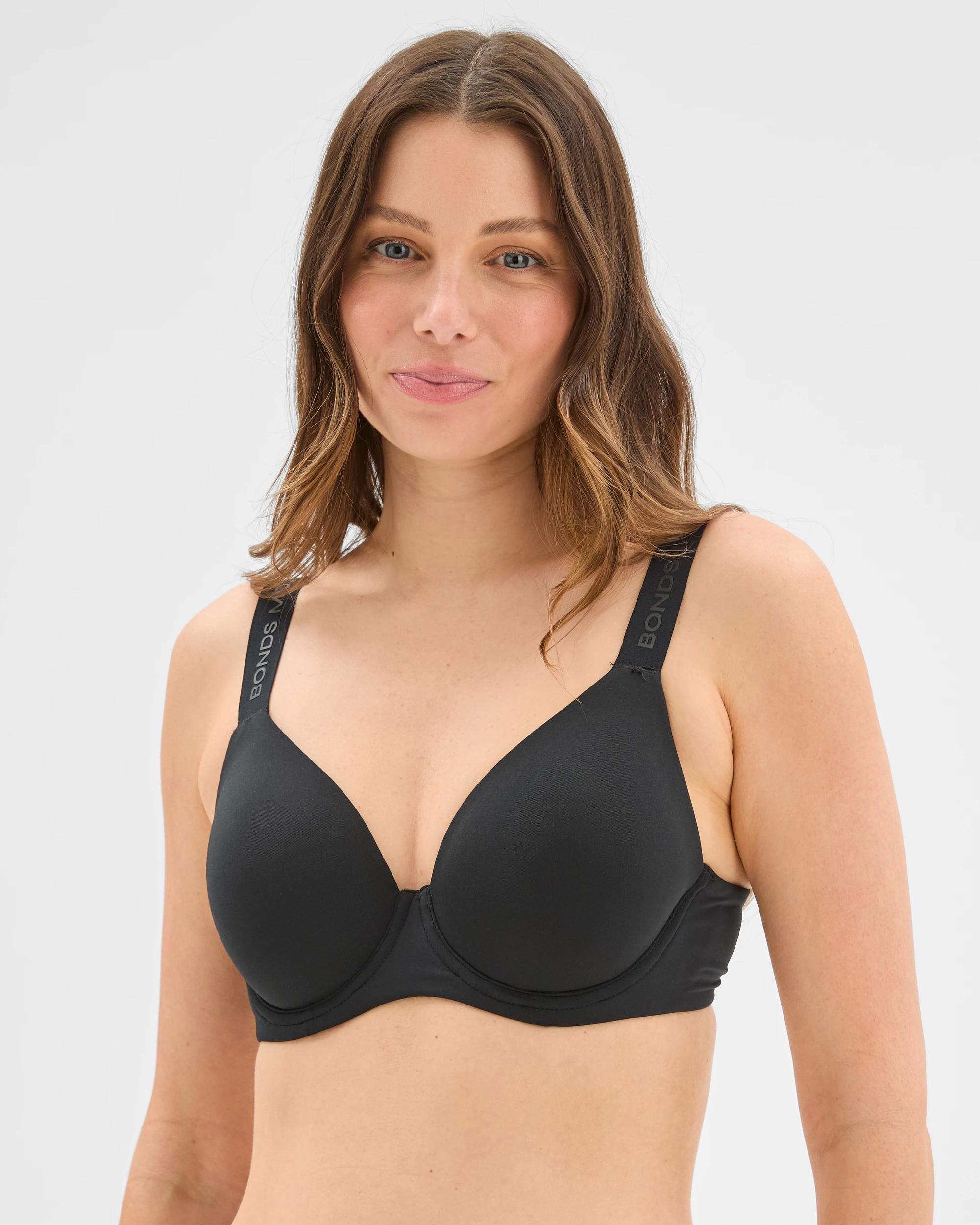 1 Womens Move Contour Bra - Bonds BLACK, 1 of 4