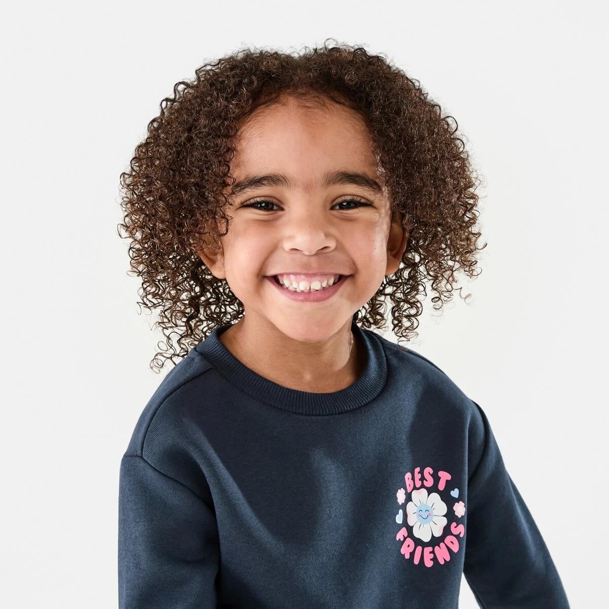 3 Print Crew Neck Sweatshirt Best Frnds, 3 of 9
