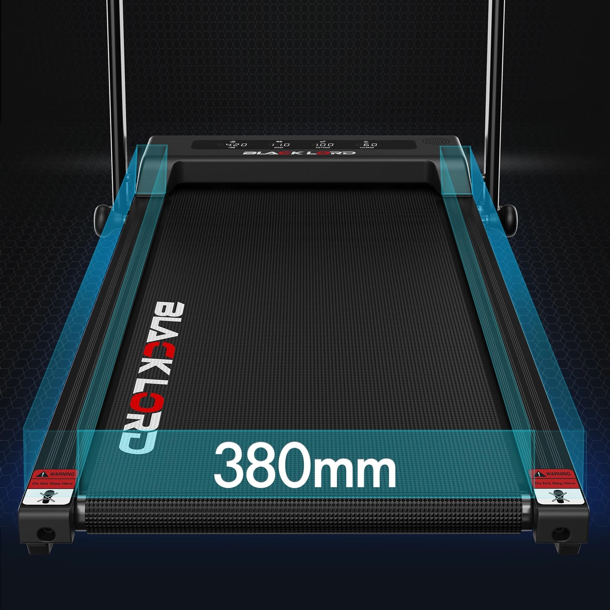 9 Black Lord Treadmill Electric Walking Pad Foldable Under Desk Home Gym - Black, 9 of 10