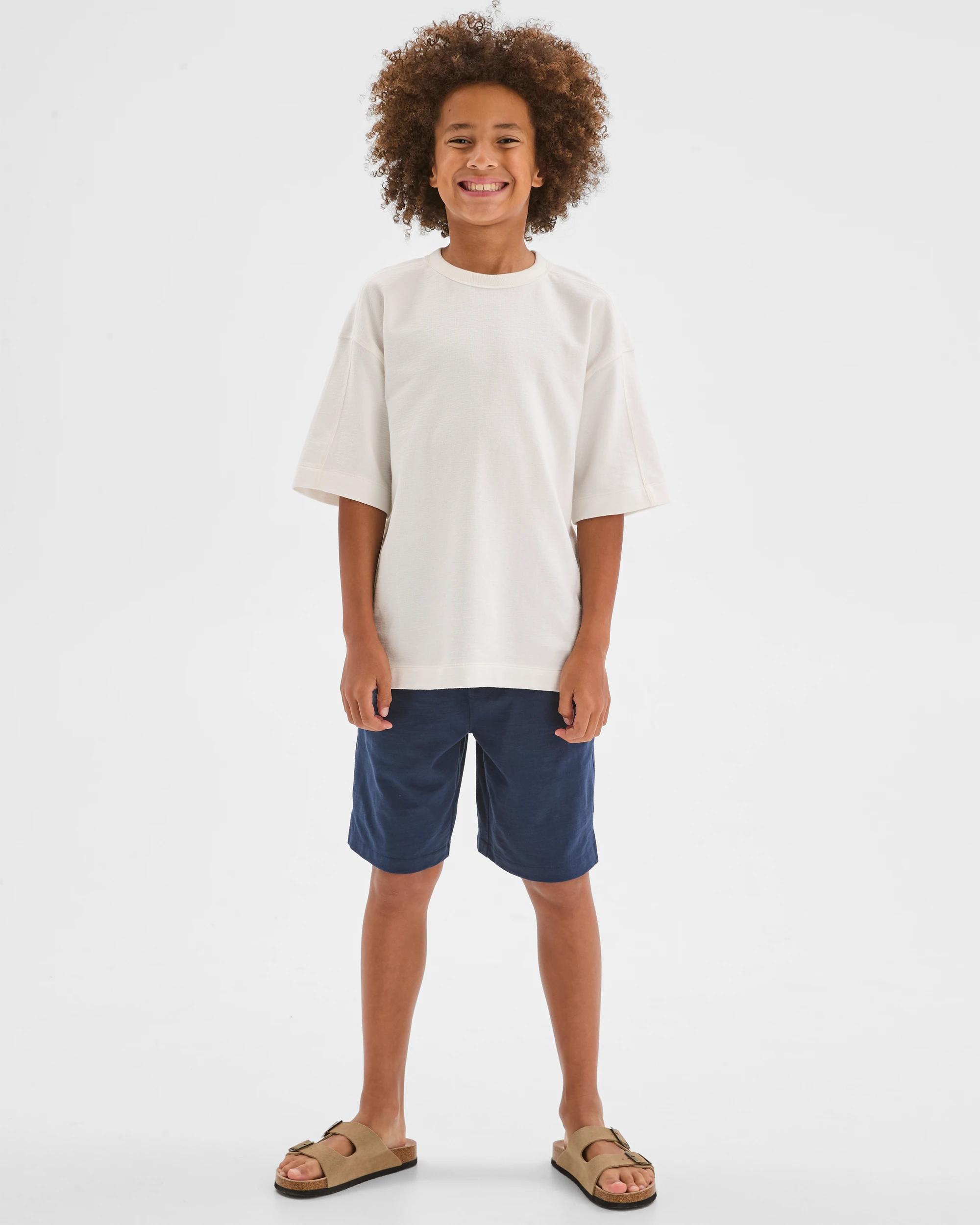 1 Target Kids Elastic Waist Sweat Shorts NAVY, 1 of 7