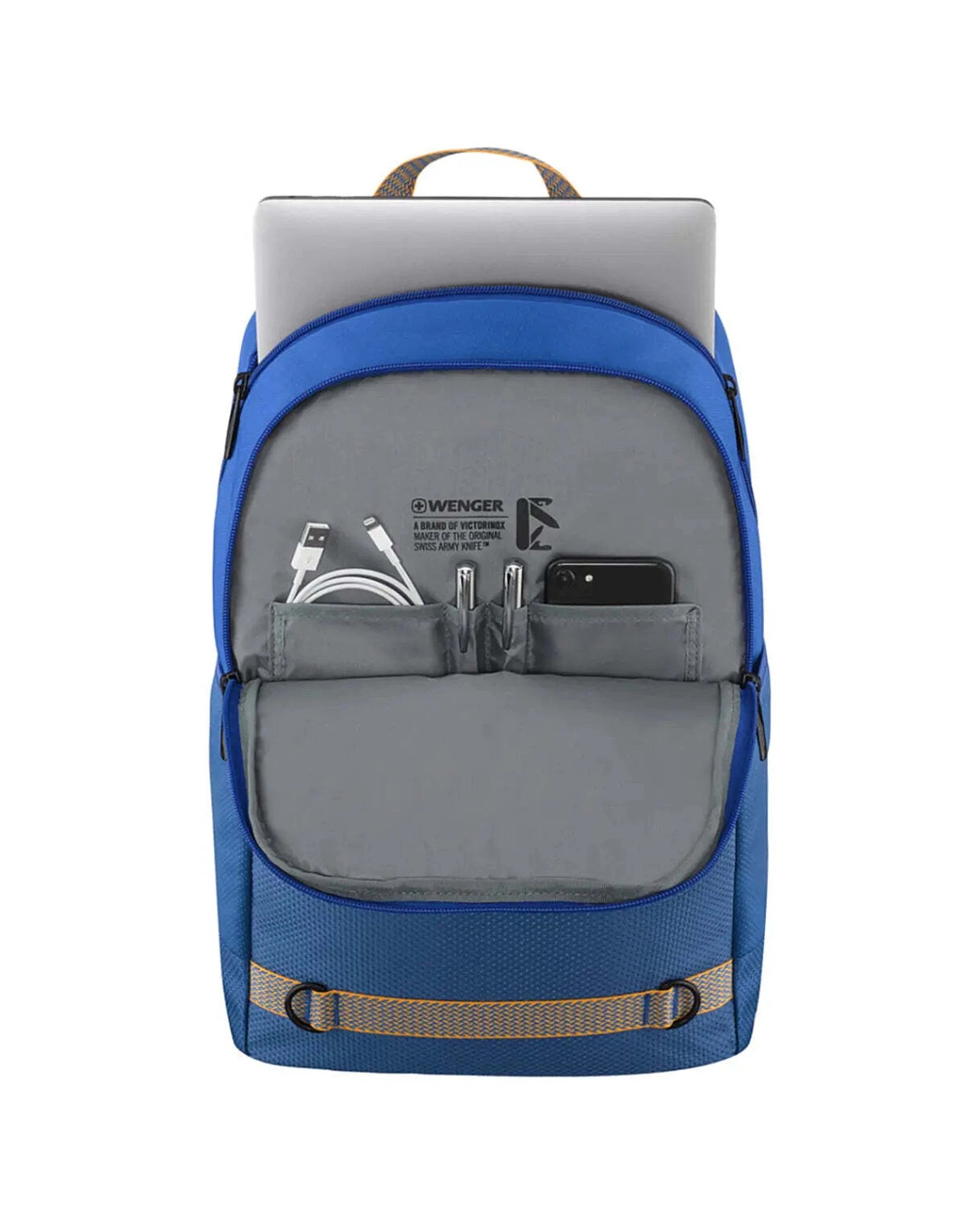 2 Wenger NEXT Tyon 15.6in Laptop Backpack Recycled Material 23L Sky - Blue, 2 of 6