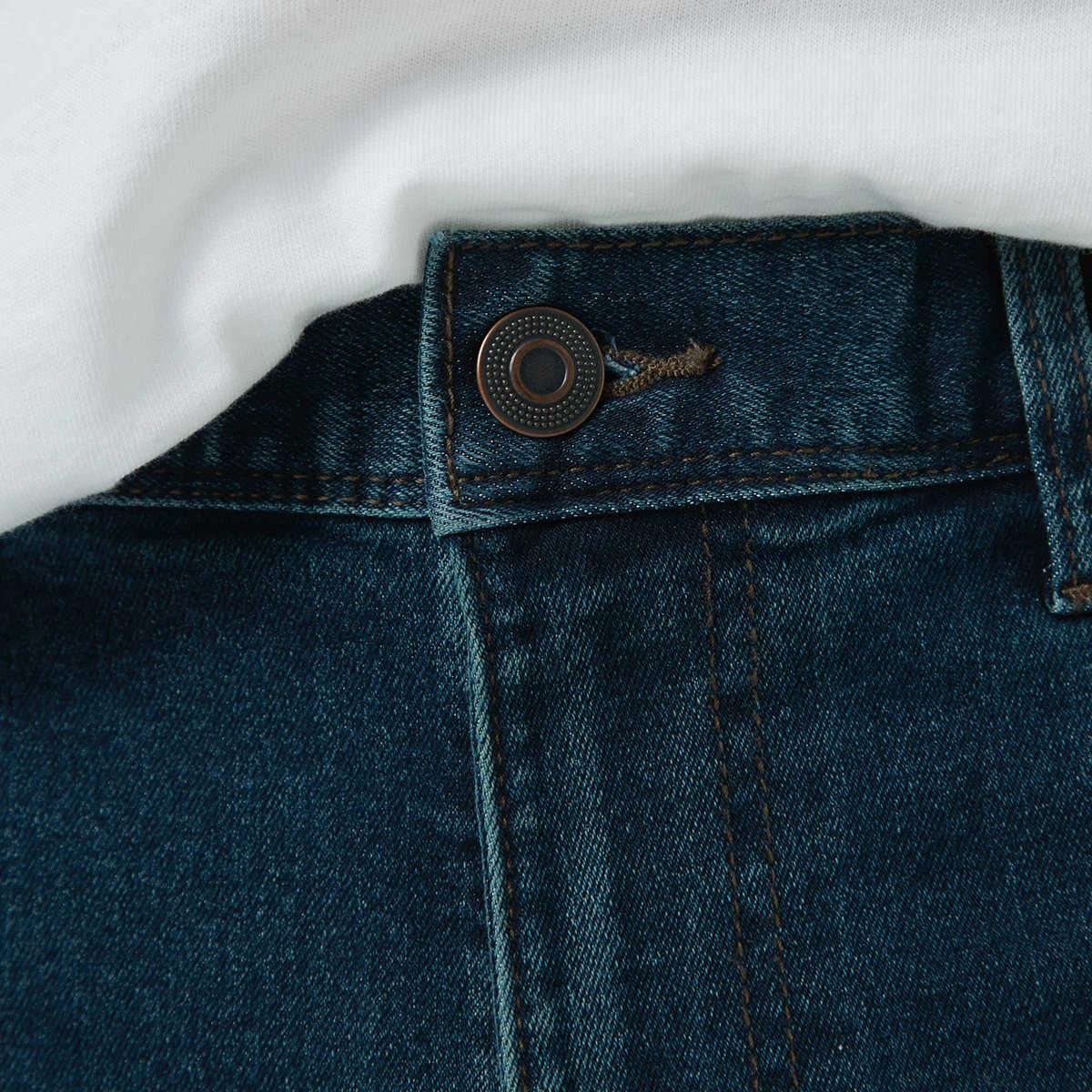 5 Straight Stretch Jeans DARK WASH, 5 of 5