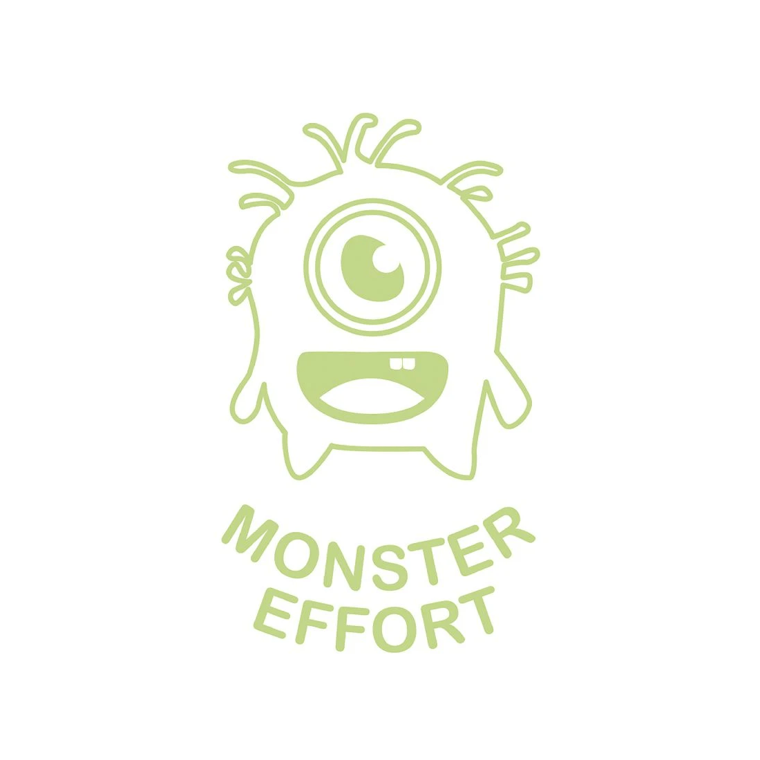 3 Kadink Merit Stamp Green Monster Effort, 3 of 3