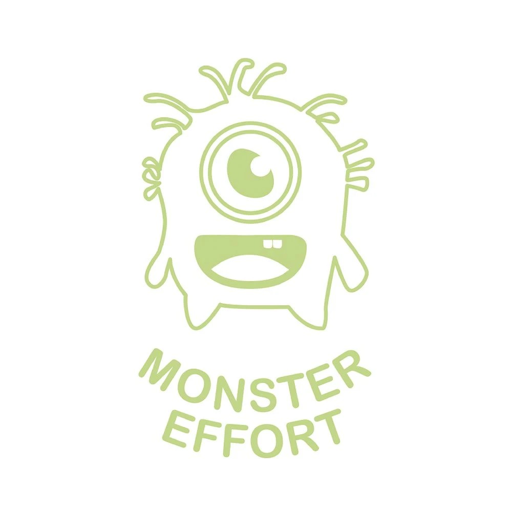 3 Kadink Merit Stamp Green Monster Effort, 3 of 3