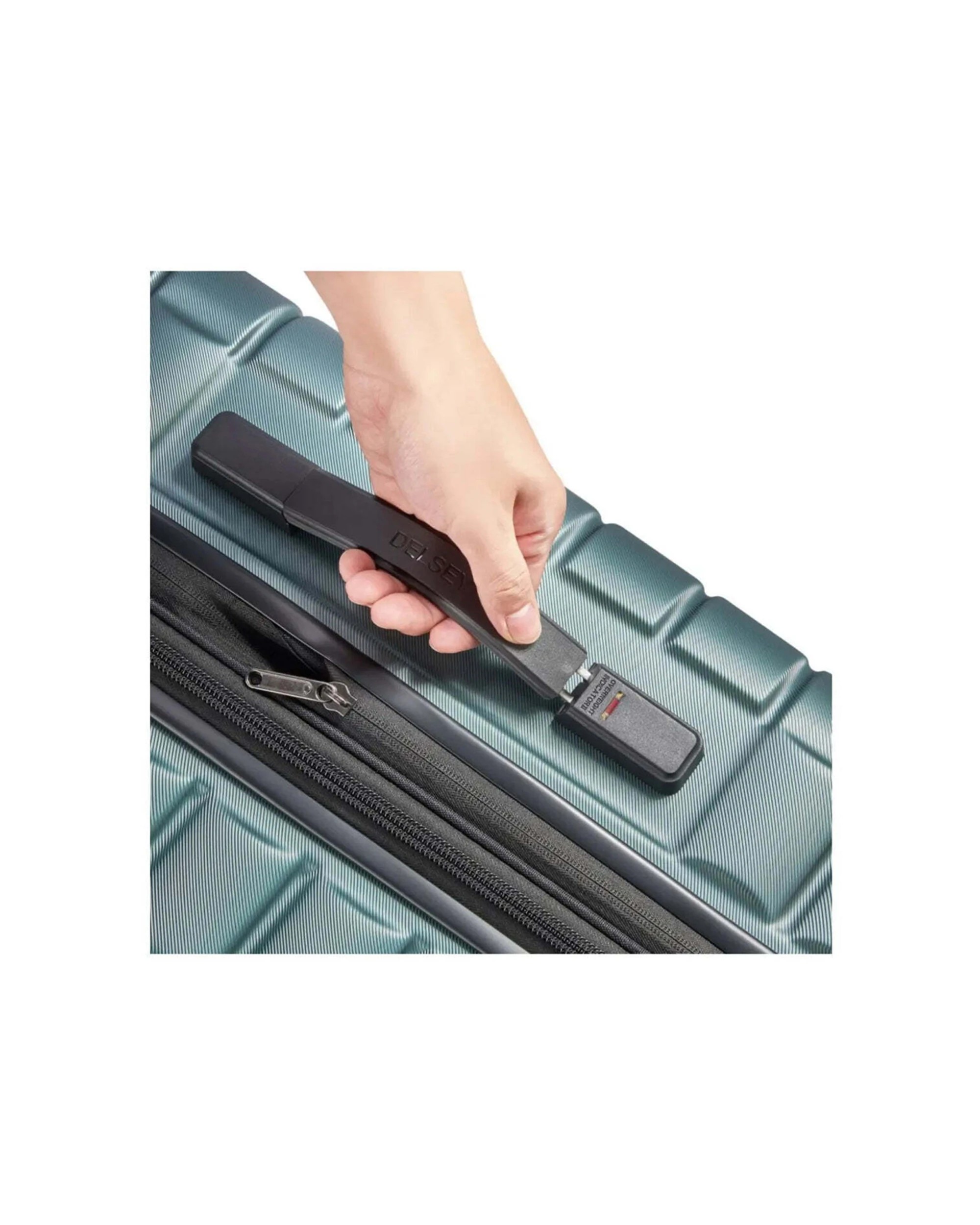 5 Delsey Shadow 5.0 - 75 cm Expandable 4-Wheel Suitcase TSA Lock Polycarbon - Green, 5 of 6