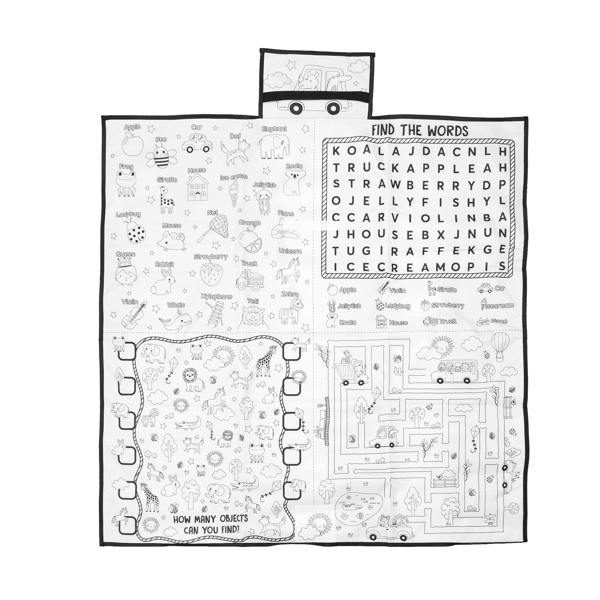 3 Colour Your Own Play Mat, 3 of 10