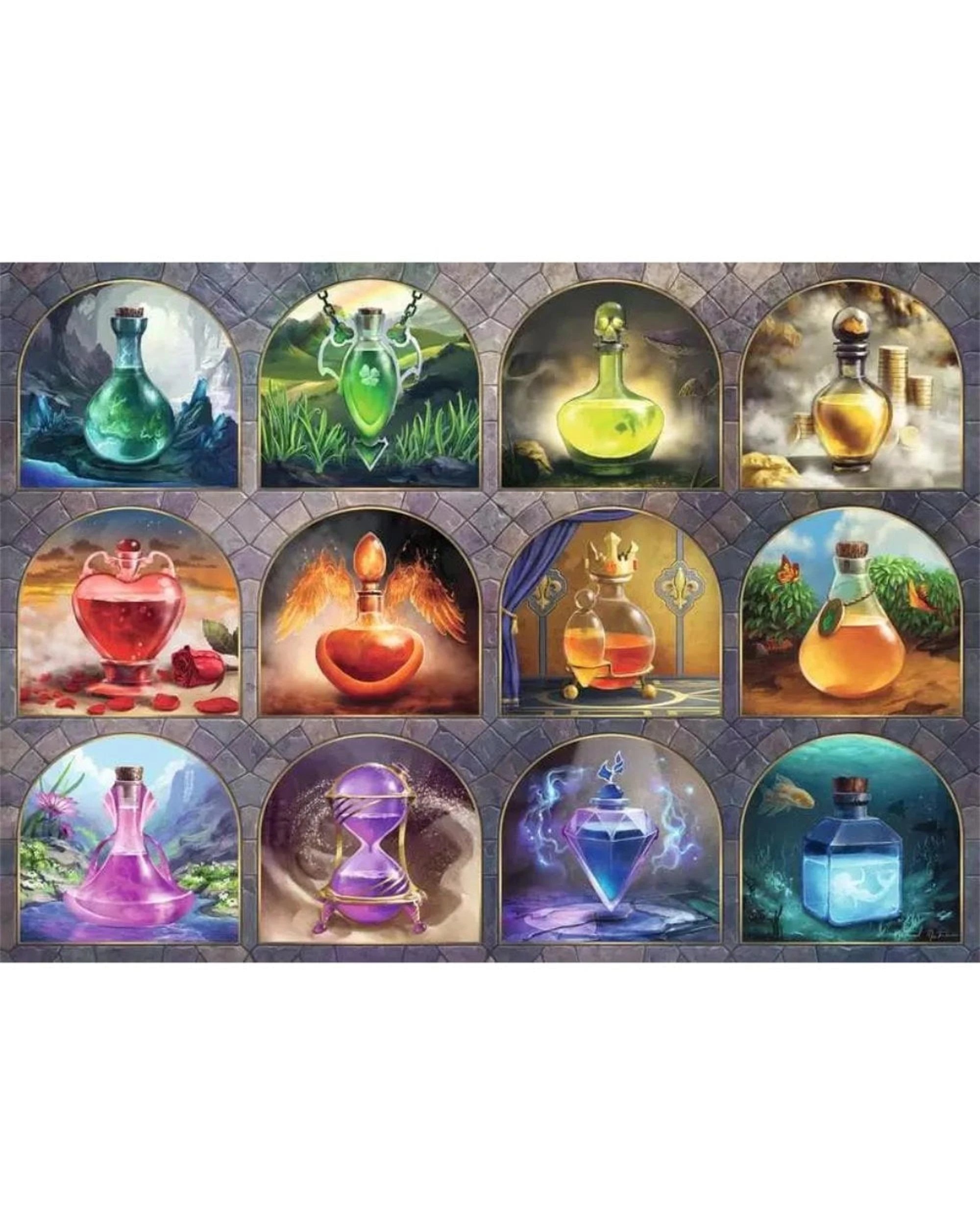 2 Ravensburger Nathanael Mortensen: Magical Potions 1000 Piece Jigsaw Puzzle, 2 of 2