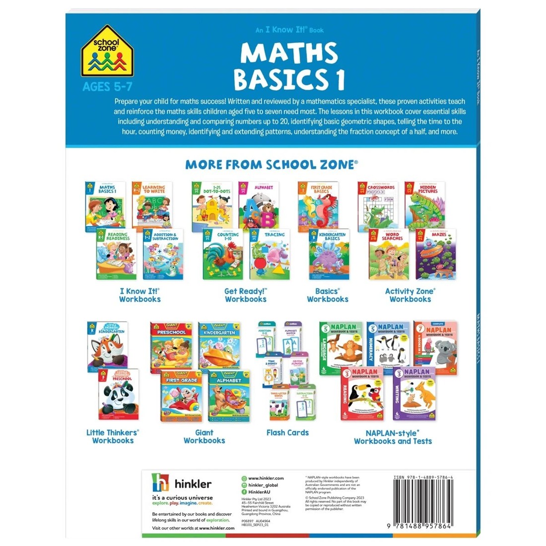 2 School Zone: An I Know It! Maths Basics 1 - Book, 2 of 5