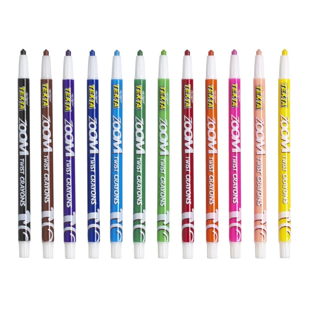 4 Texta Zoom Twistable Crayons 12 Pack, 4 of 4