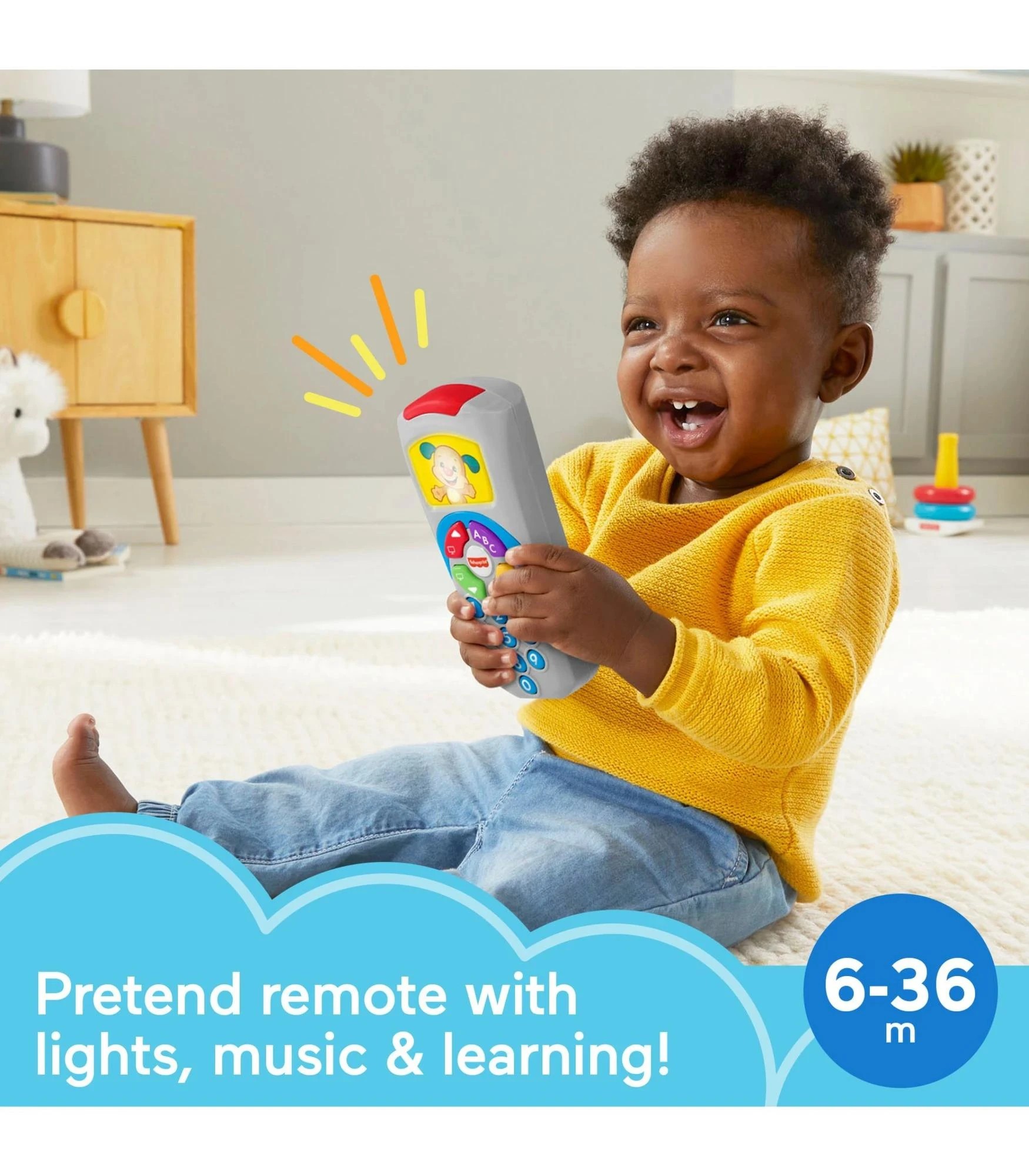 5 Fisher-Price Laugh & Learn Puppy’s Remote - Blue, 5 of 5