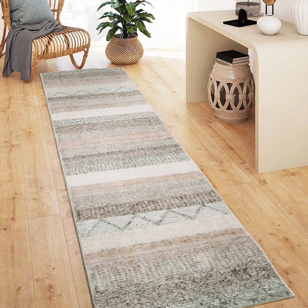 8 Marlow Wave Strips Rectangular Machine Washable Room Area Rug, 8 of 8
