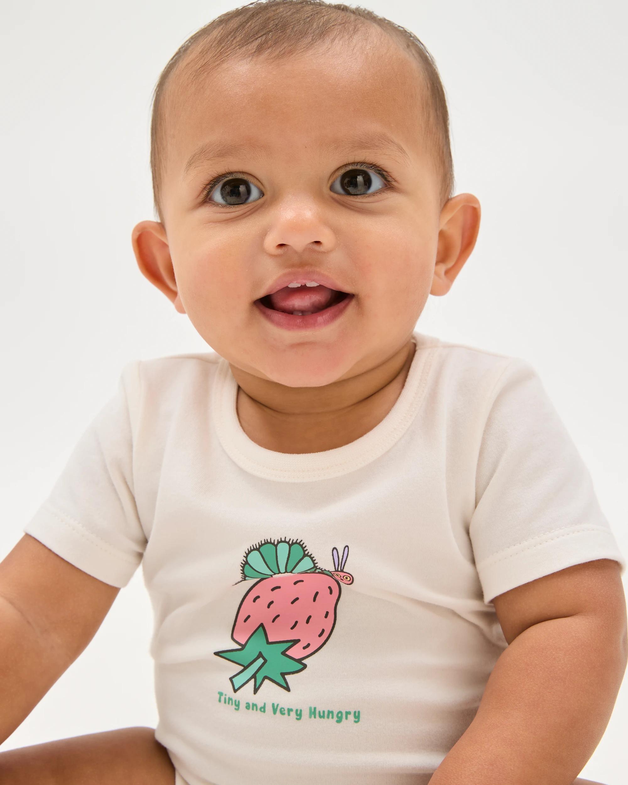 3 The Very Hungry Caterpillar Organic Cotton Baby Bodysuit HUNGRY CATERPILLAR NEUTRAL, 3 of 5