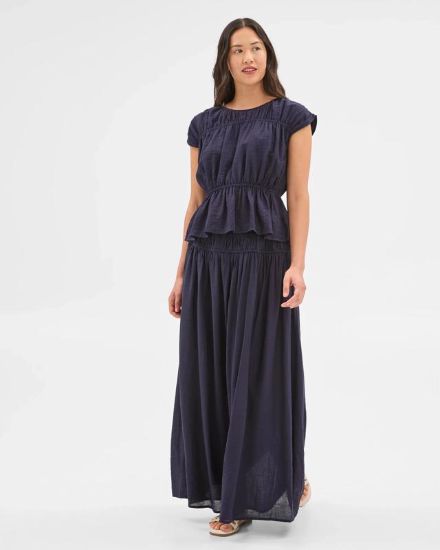 Crinkle Maxi Skirt - Pre