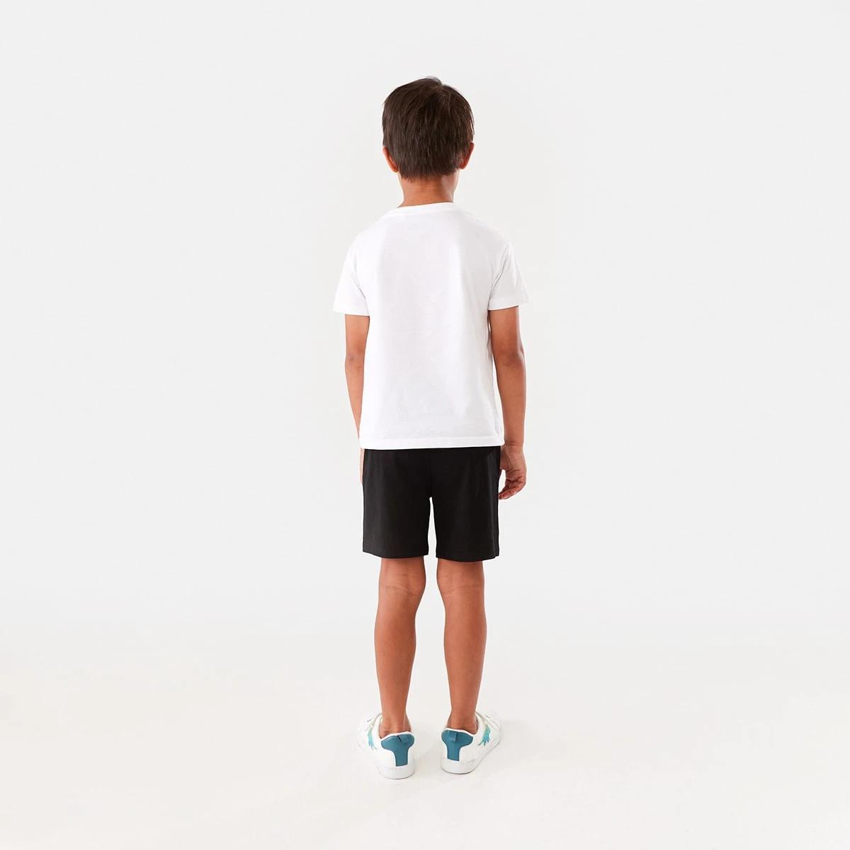 6 Plain Knit Shorts Black, 6 of 8